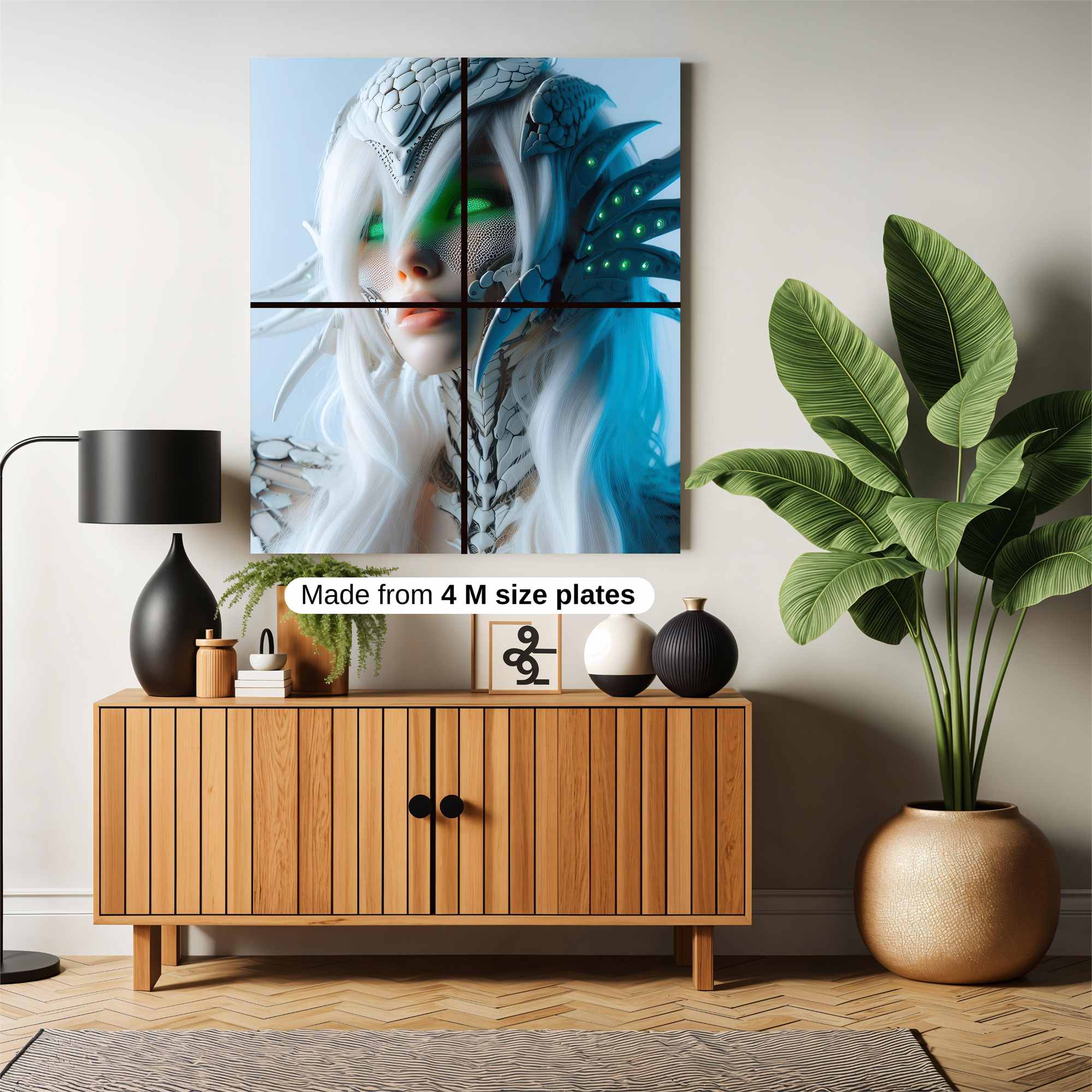 Black Elegance Safe Wall Magnetic / M