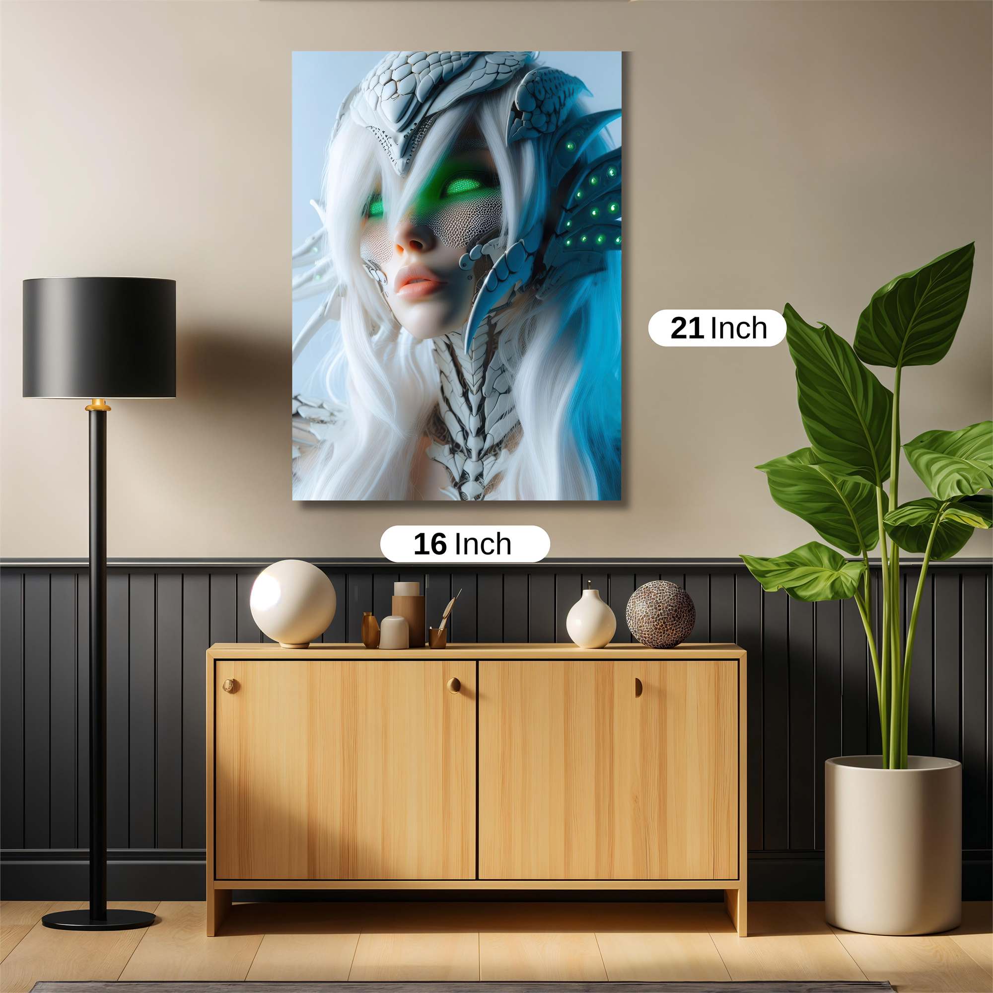 Black Elegance Safe Wall Magnetic / M