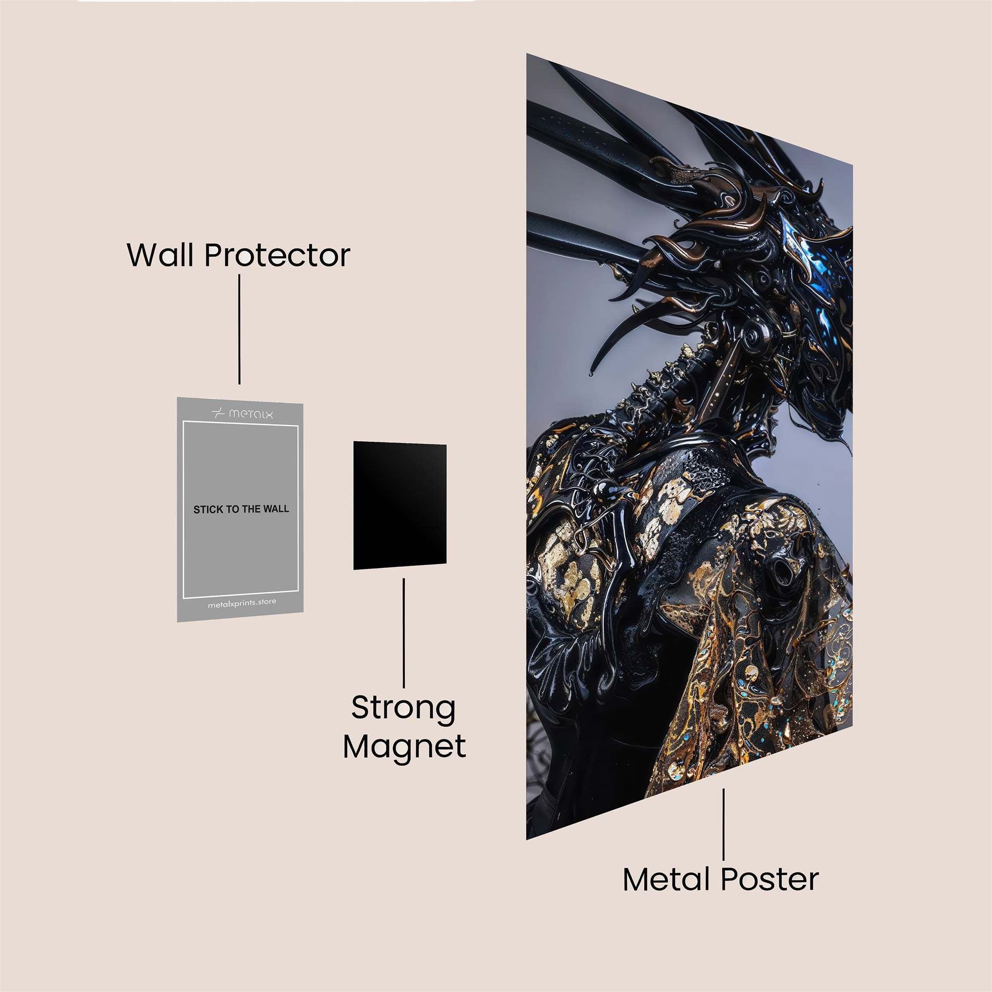 Texans Radiant Safe Wall Magnetic / M