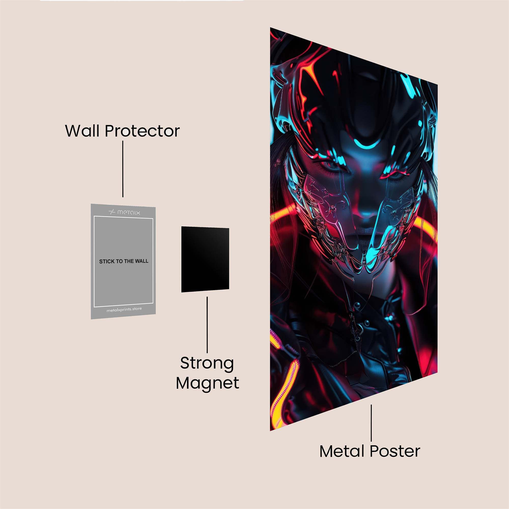 Golden Enigma Safe Wall Magnetic / M