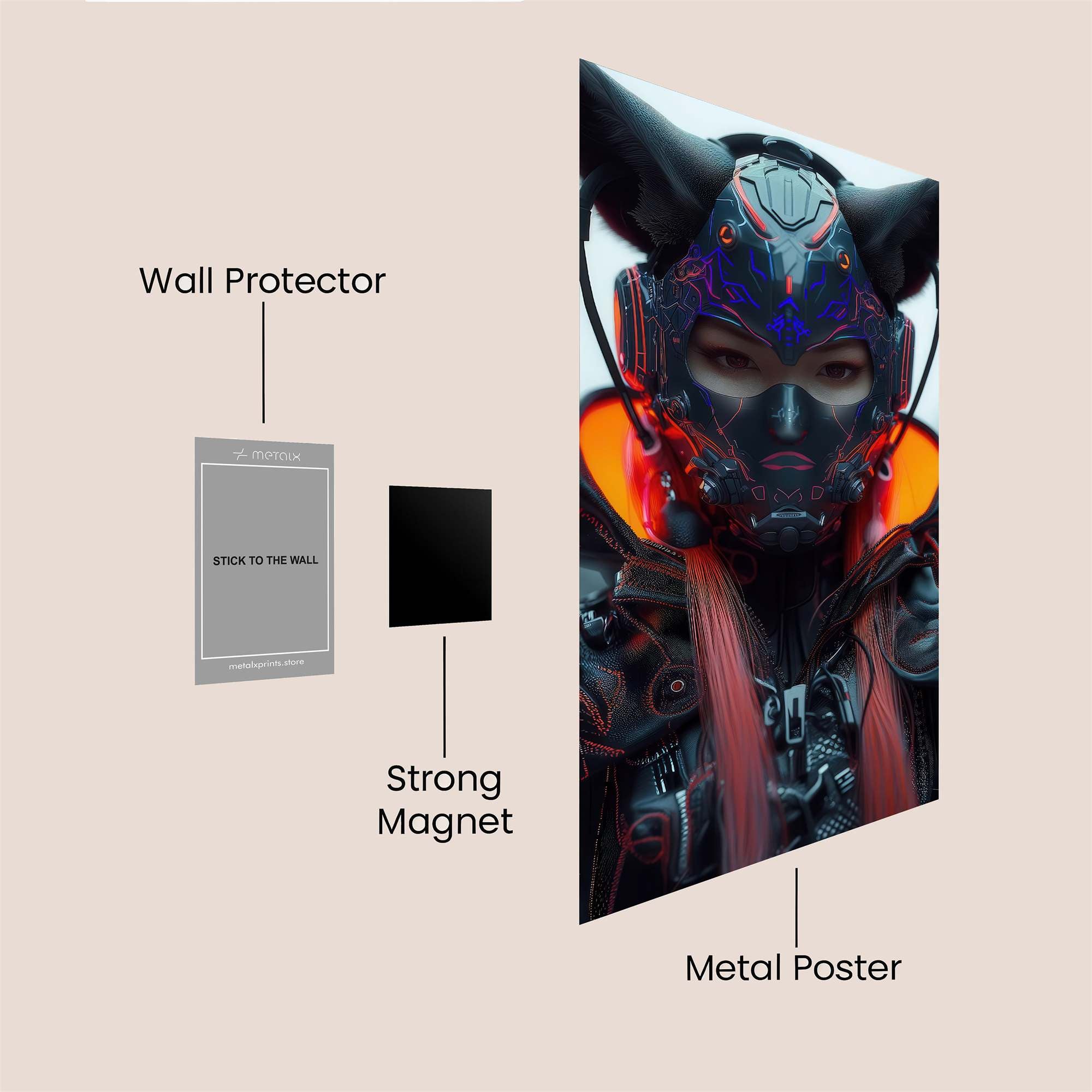 Darth Malevolent Safe Wall Magnetic / M