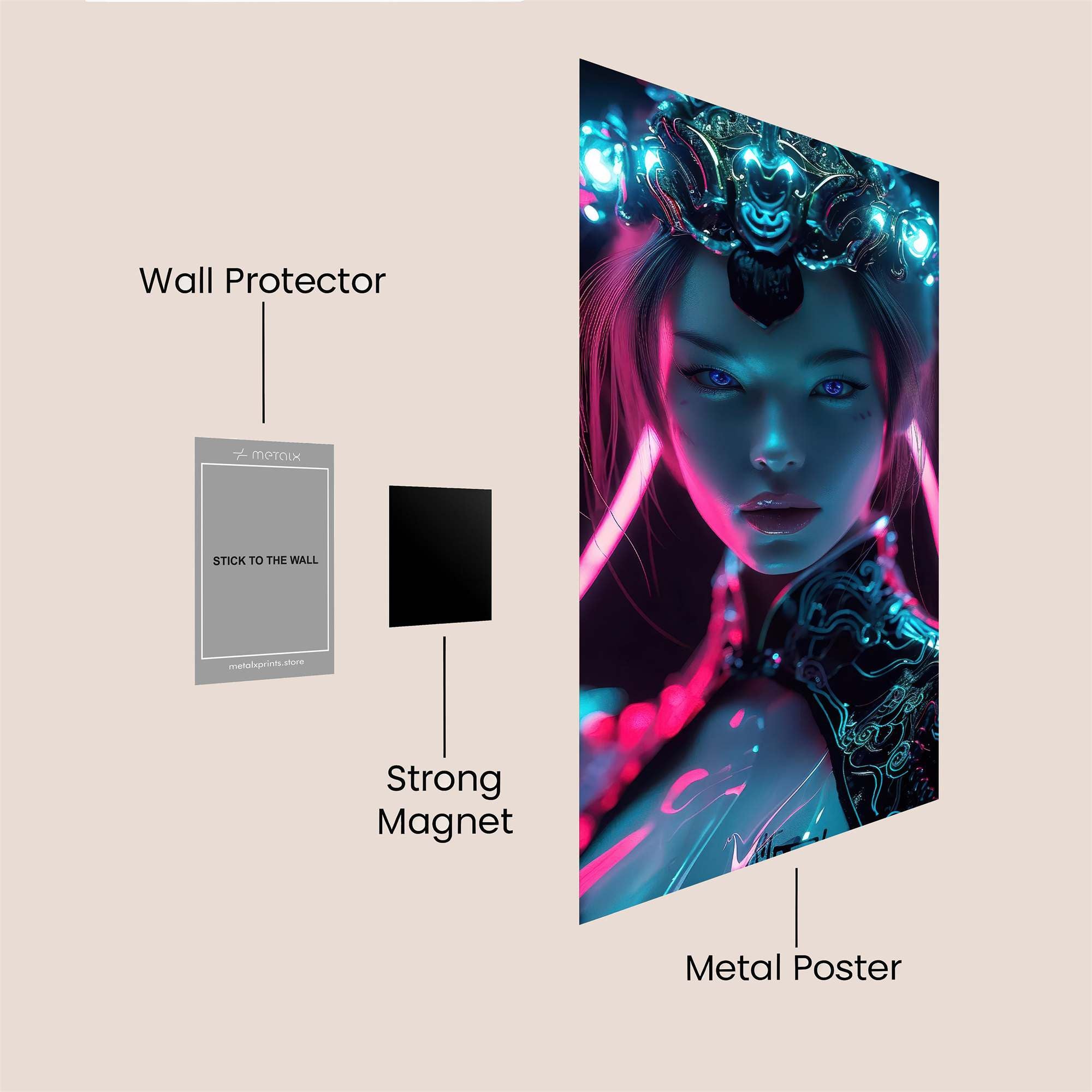 Eclipse Enigma Safe Wall Magnetic / M
