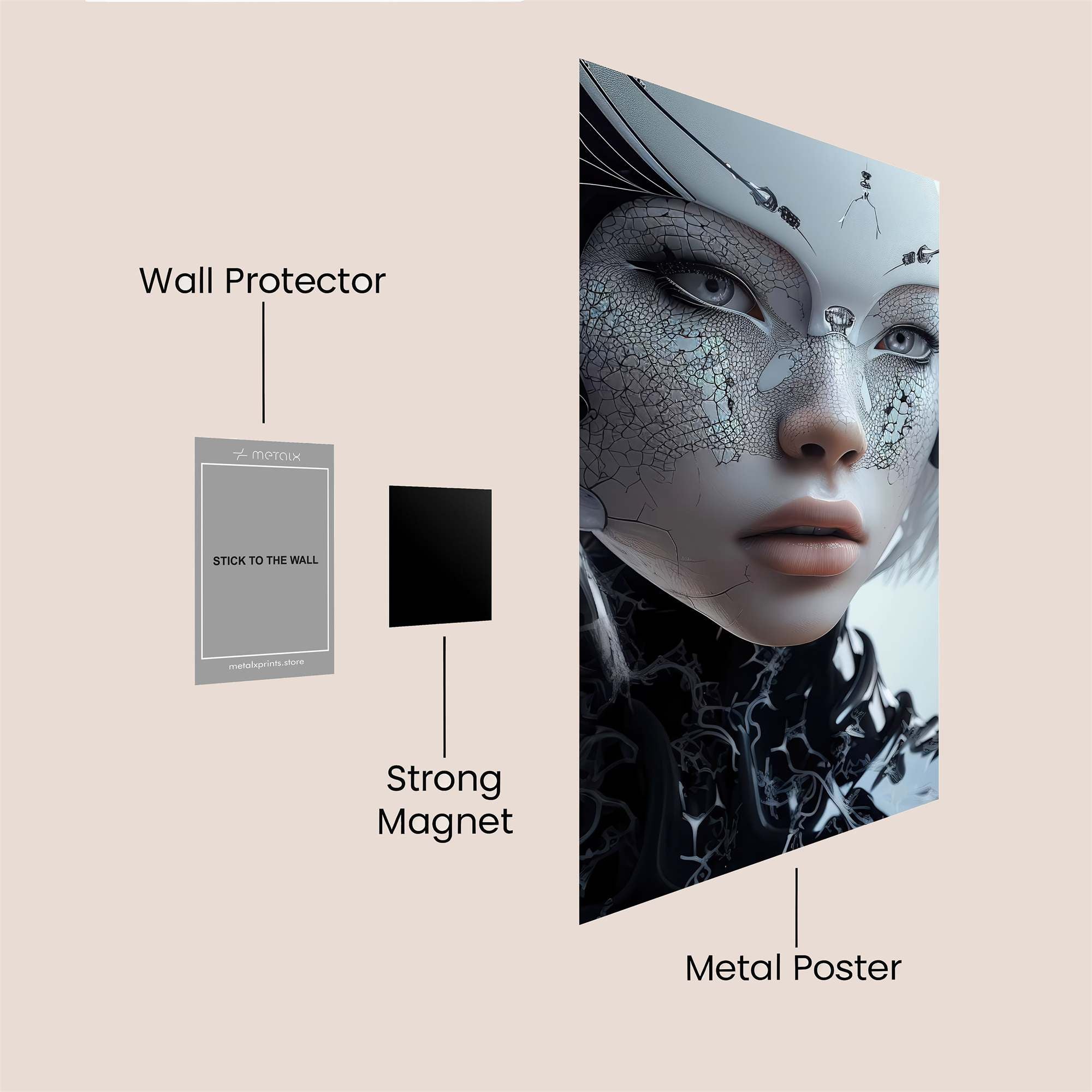 Stealth Elegance Safe Wall Magnetic / M