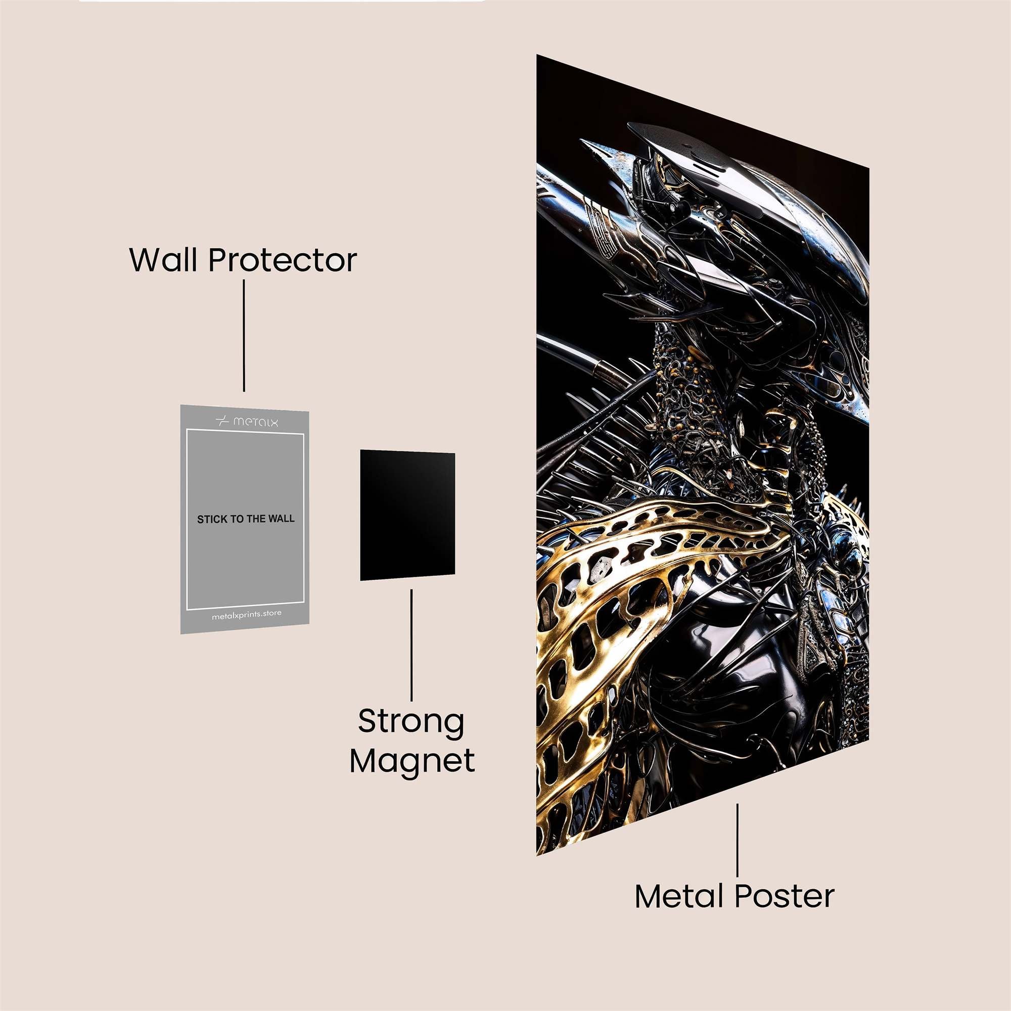 YinYang Serenity Safe Wall Magnetic / M