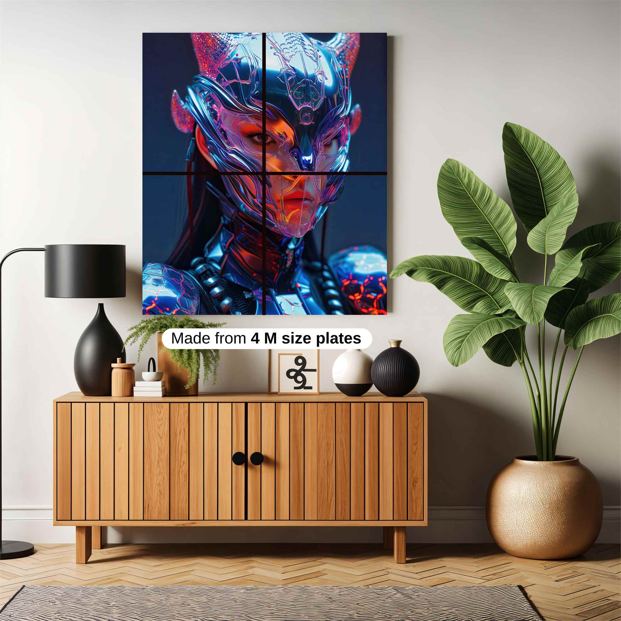 Flame Majesty Safe Wall Magnetic / M