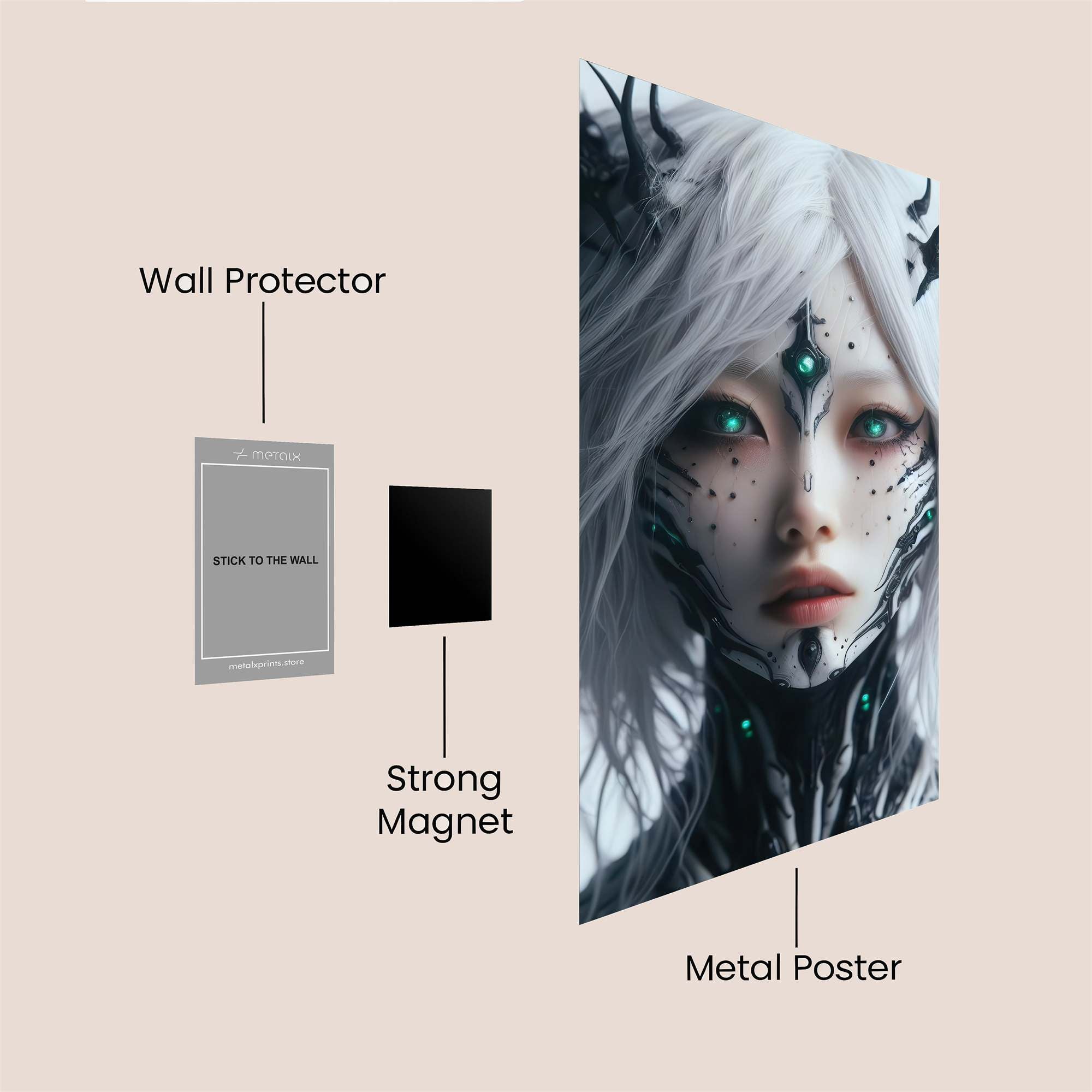 Dragon Majesty Safe Wall Magnetic / M