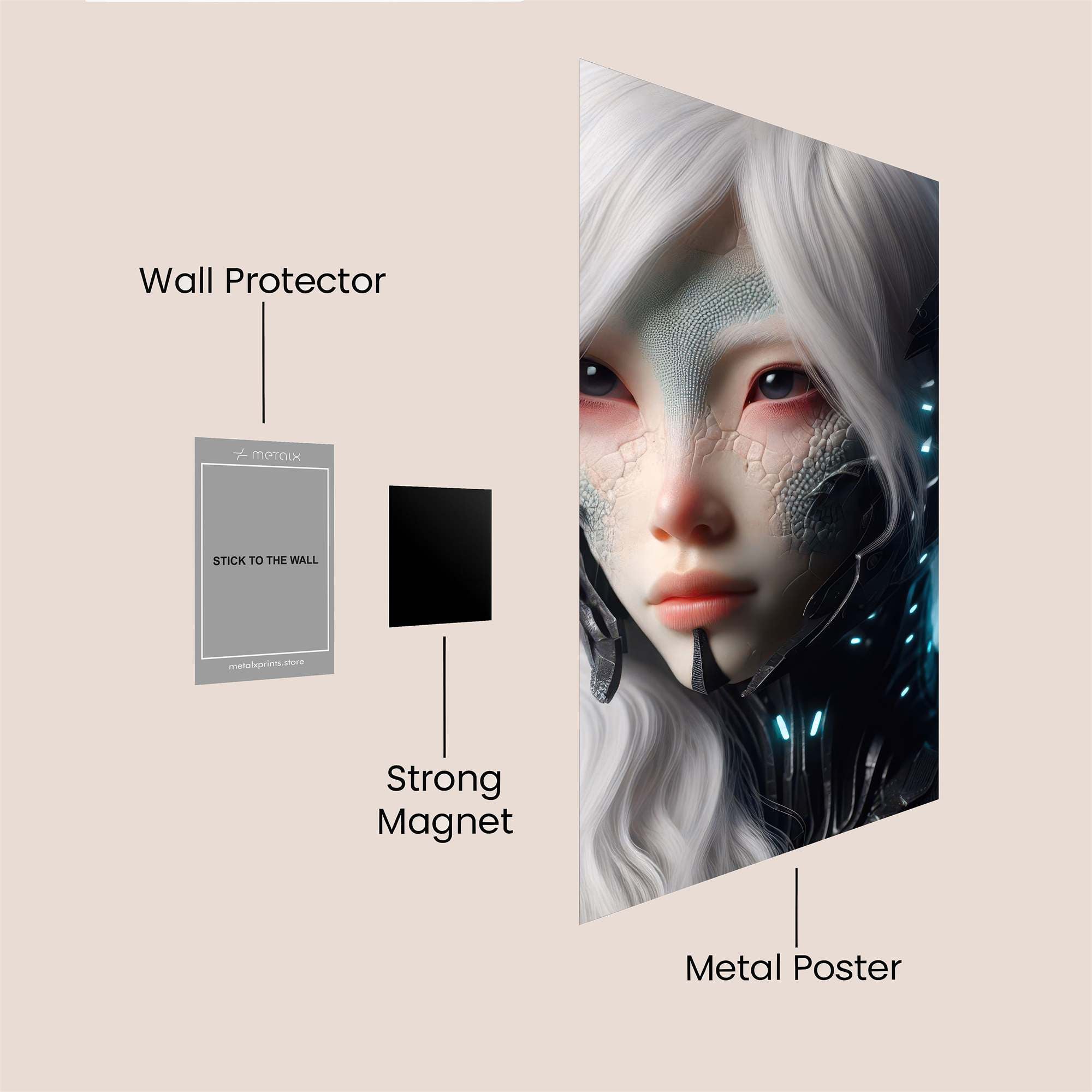 Gold Rush Safe Wall Magnetic / M