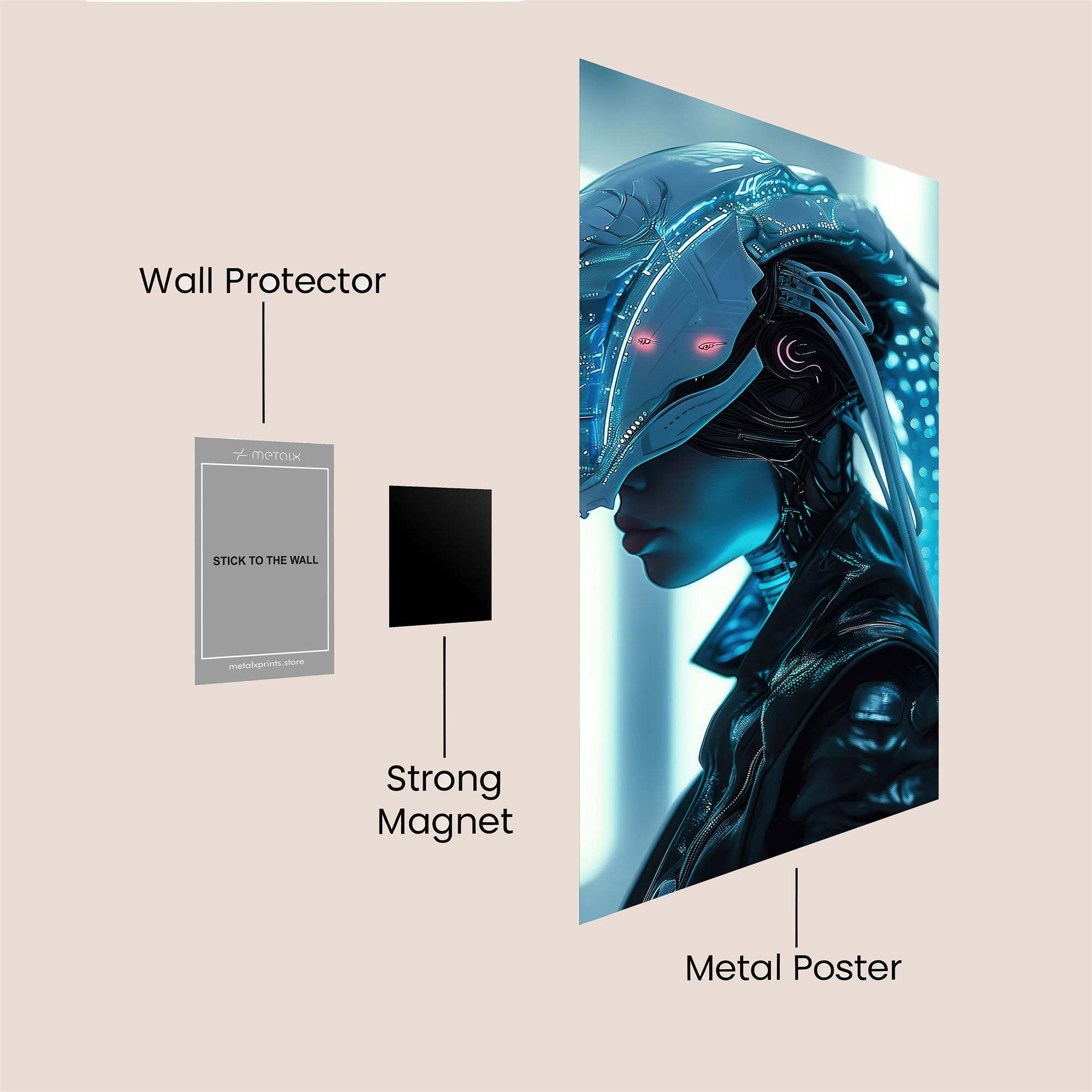 Buccaneer Blaze Safe Wall Magnetic / M