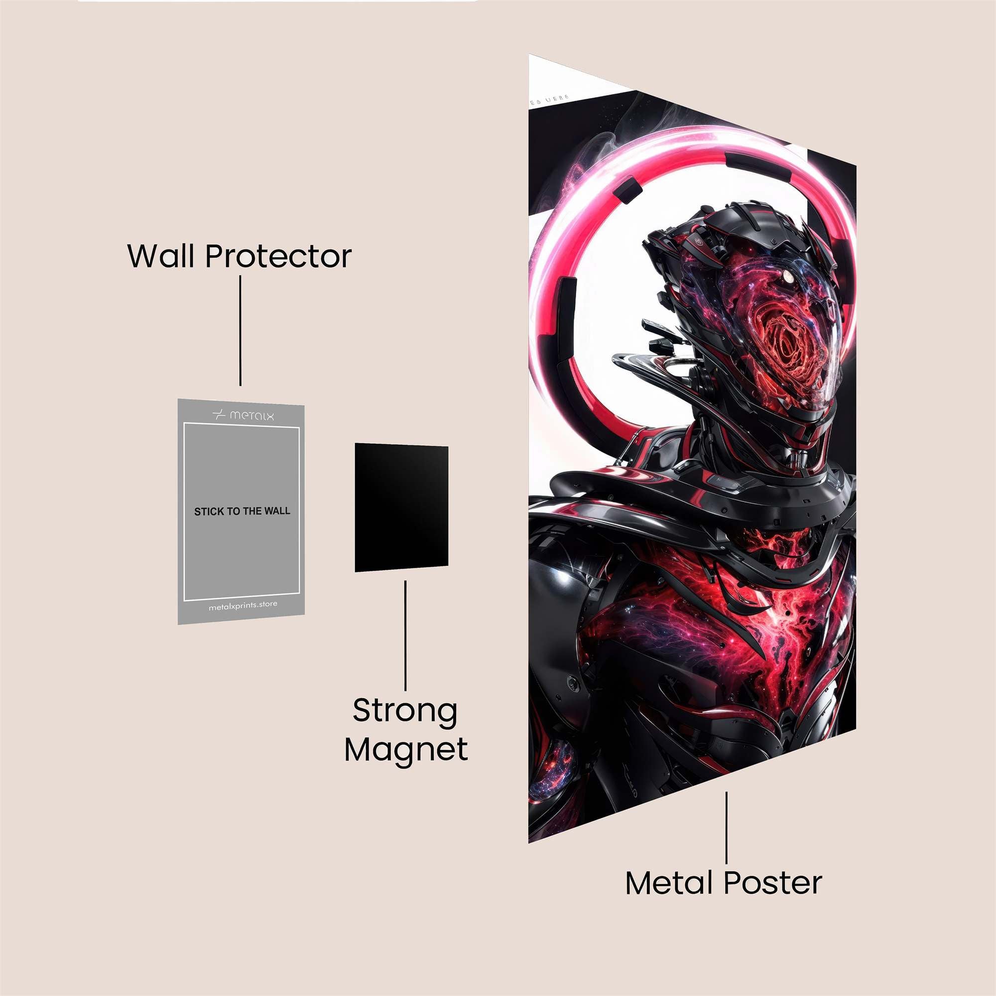 Raven Majesty Safe Wall Magnetic / M