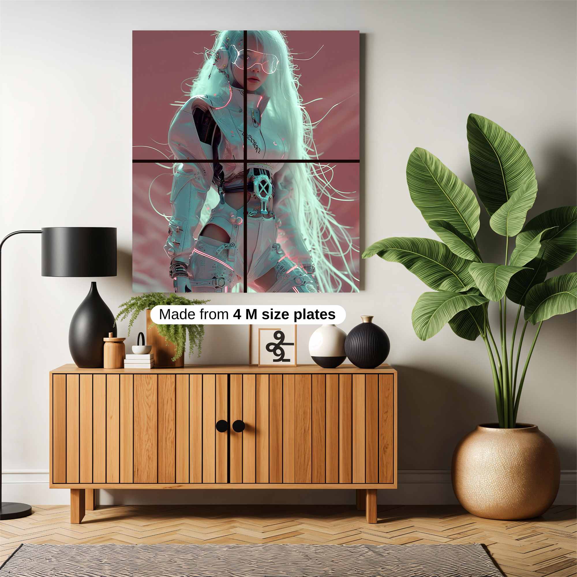 Neon Elegance Safe Wall Magnetic / M