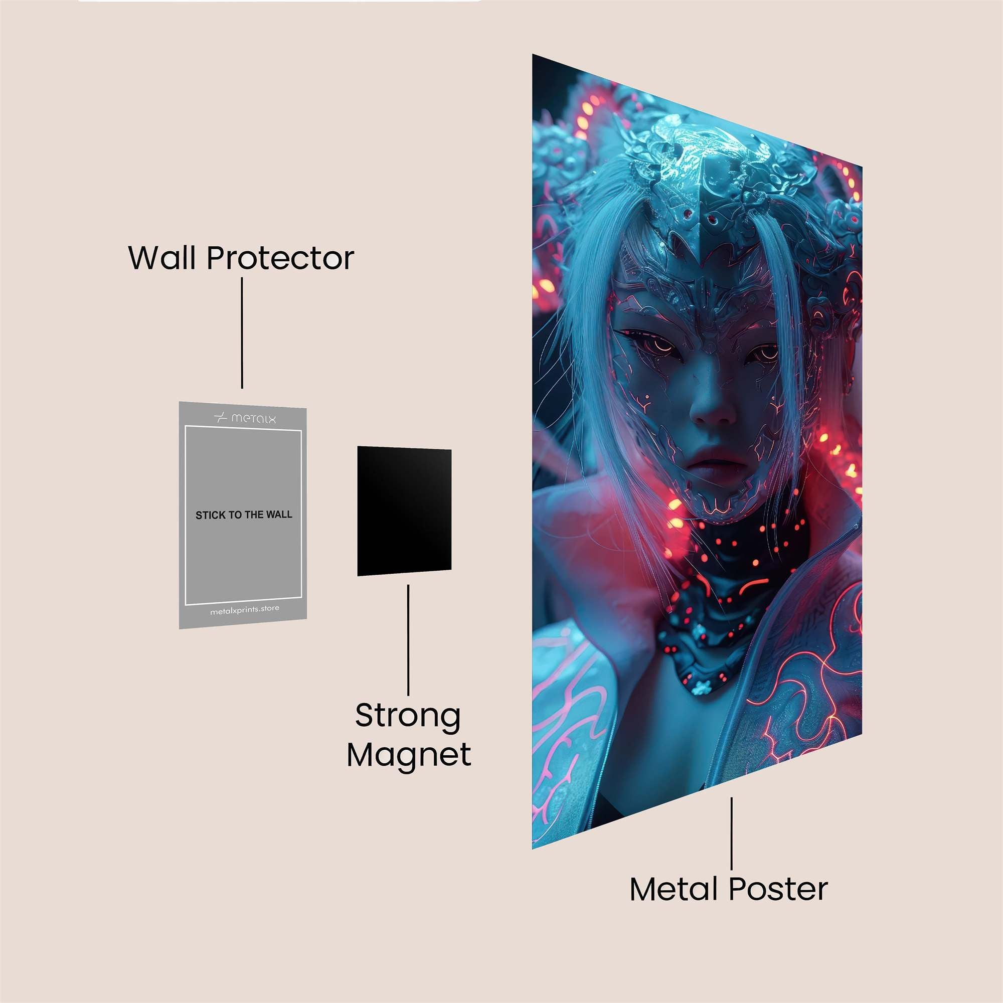 Celestial Radiance Safe Wall Magnetic / M