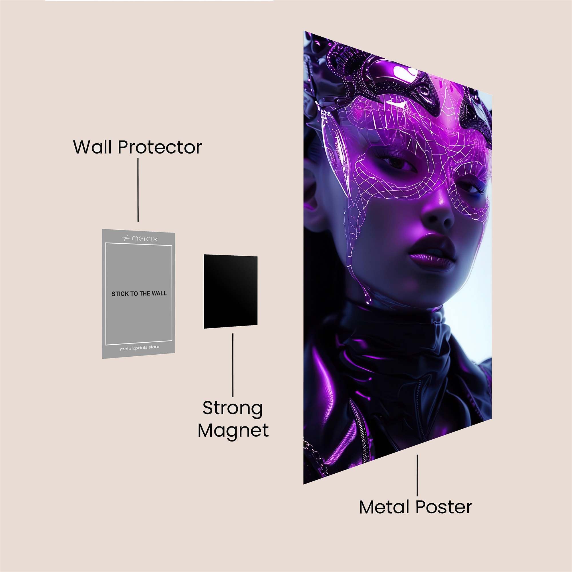 Broncos Fierce Safe Wall Magnetic / M