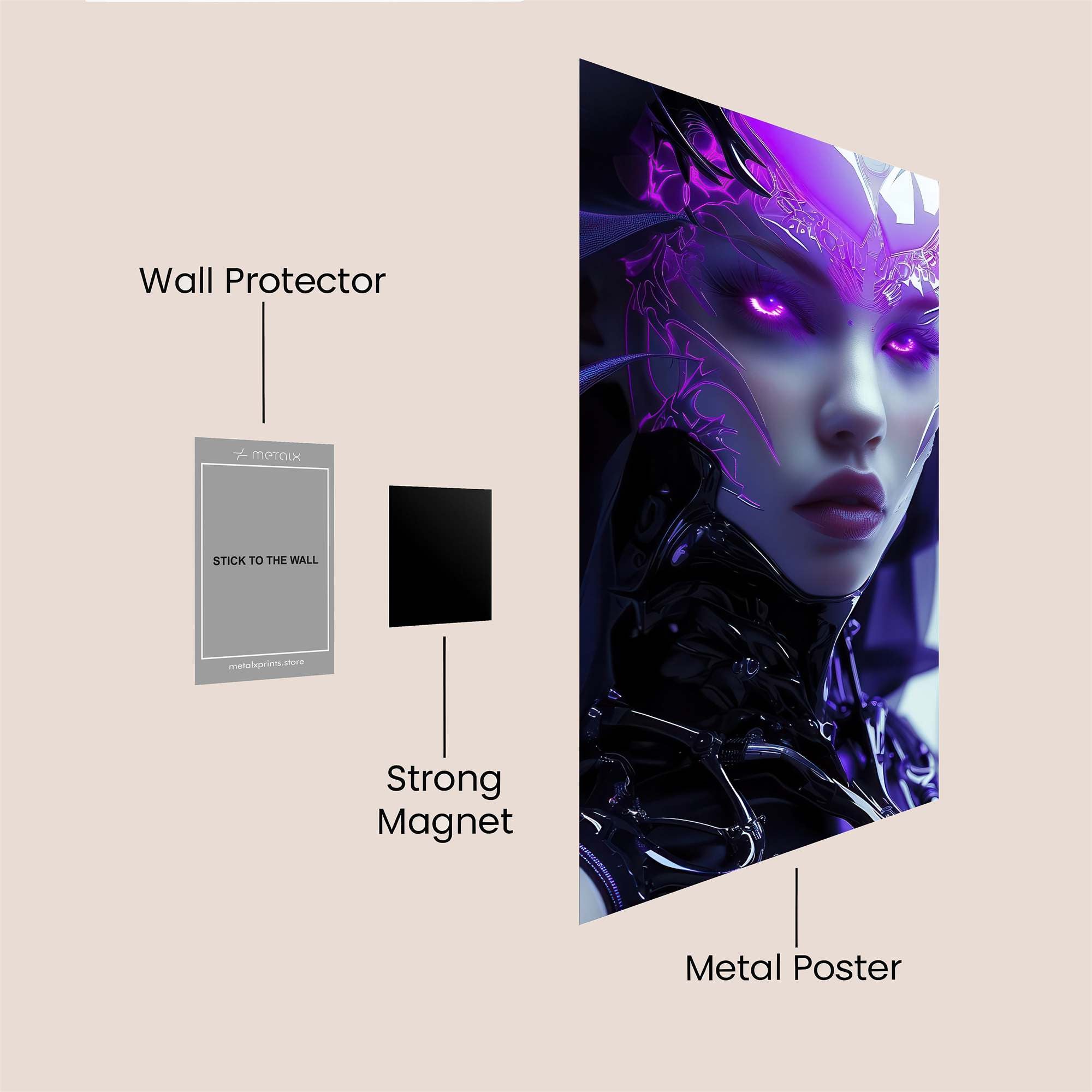 YinYang Elegance Safe Wall Magnetic / M