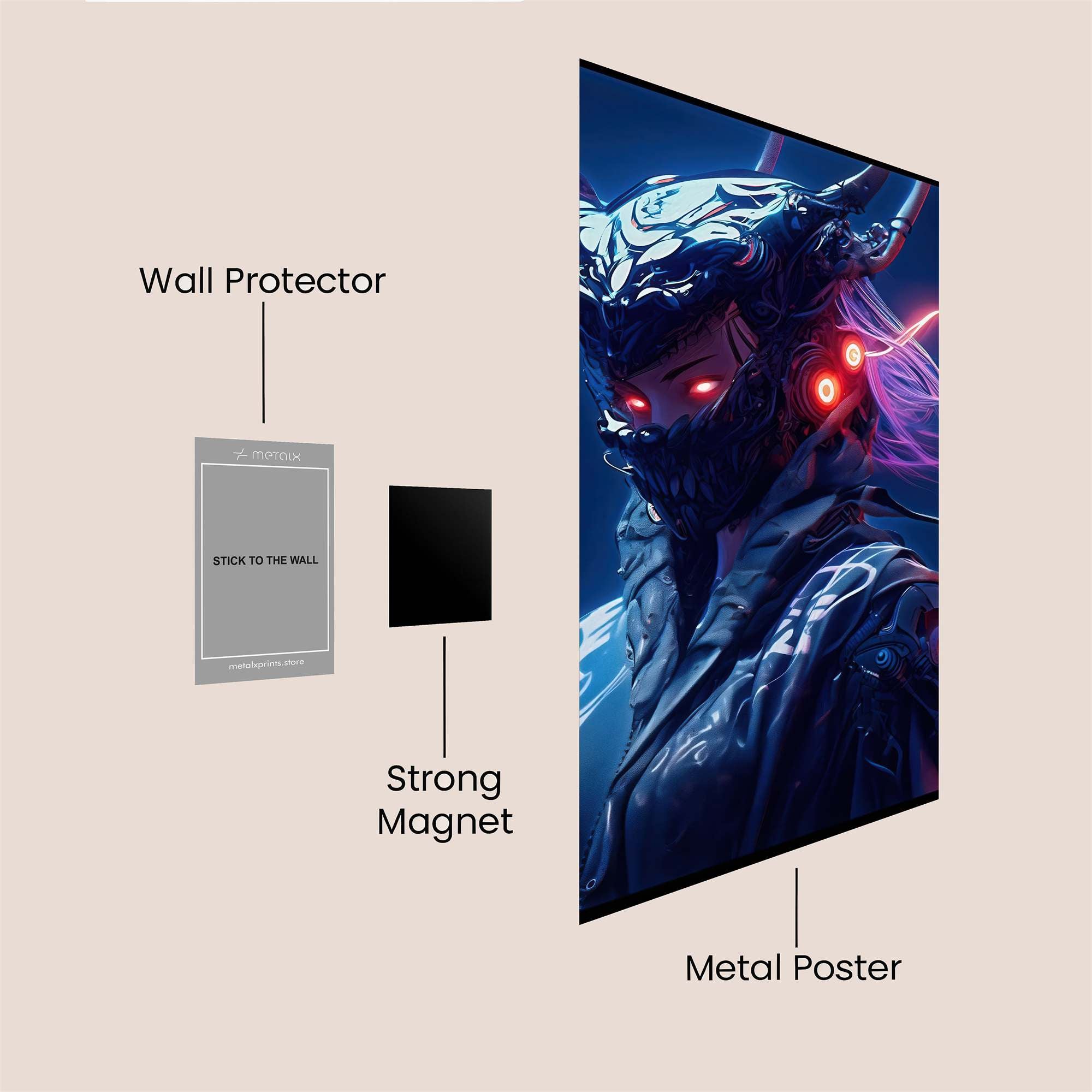 ChronoGlow Safe Wall Magnetic / M