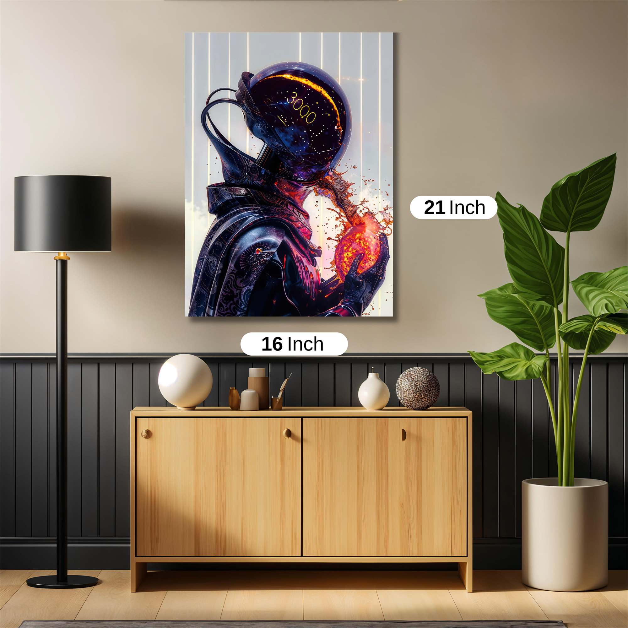 Leopard Enigma Safe Wall Magnetic / M