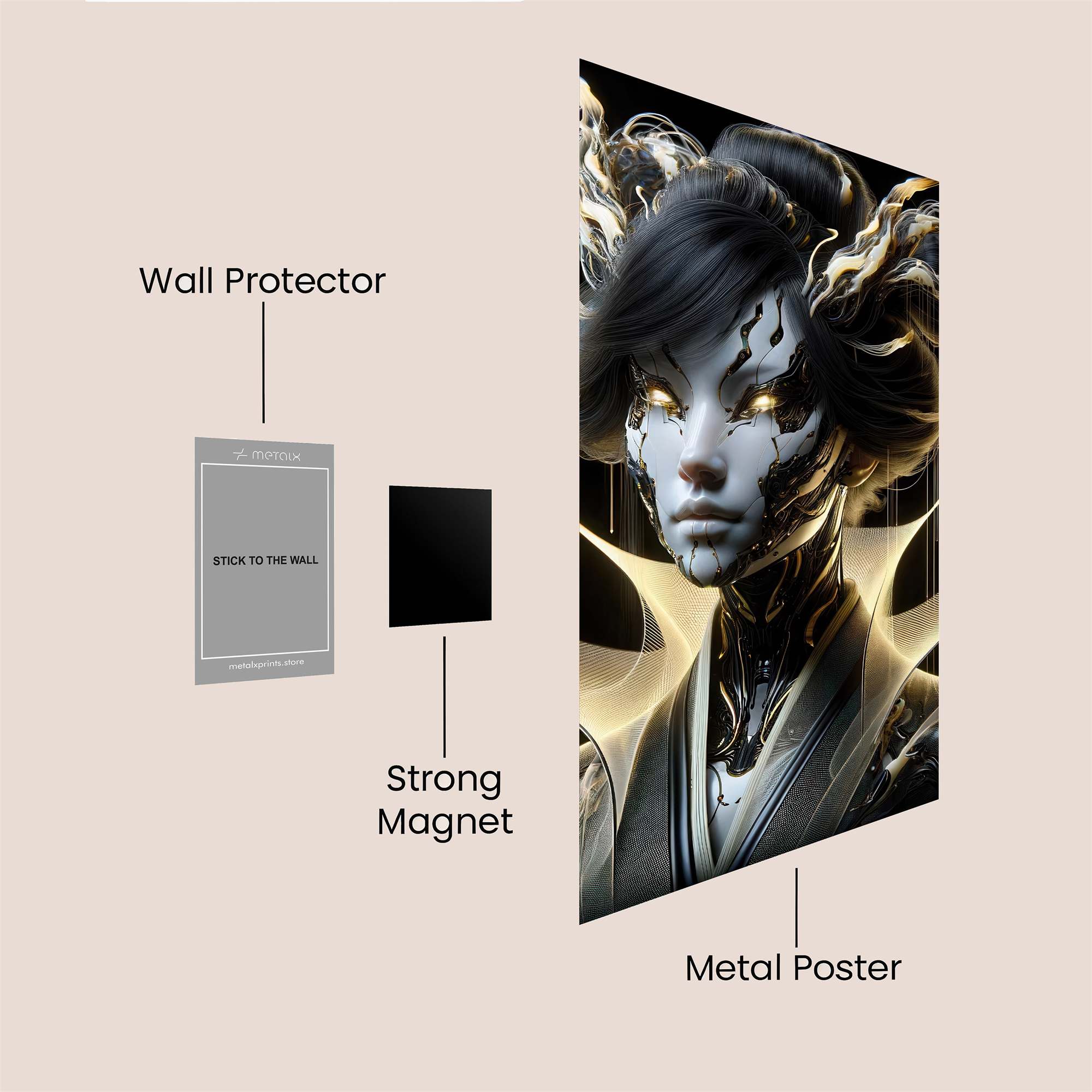 Love Whimsy Safe Wall Magnetic / M