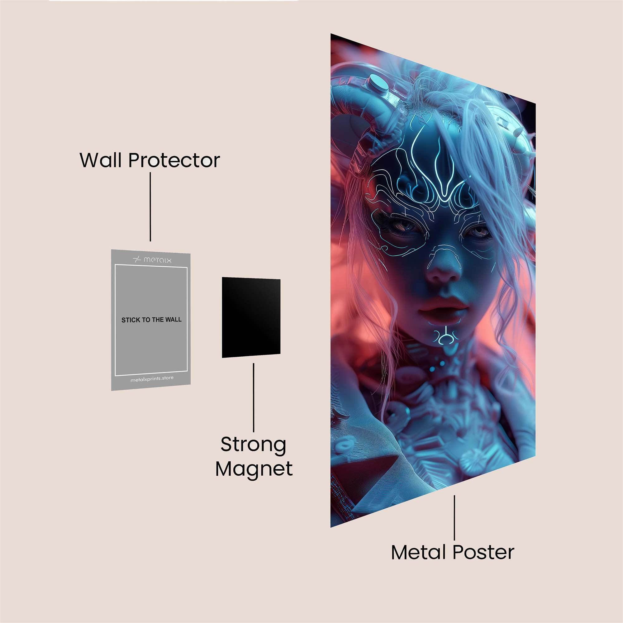 Steampunk Enigma Safe Wall Magnetic / M