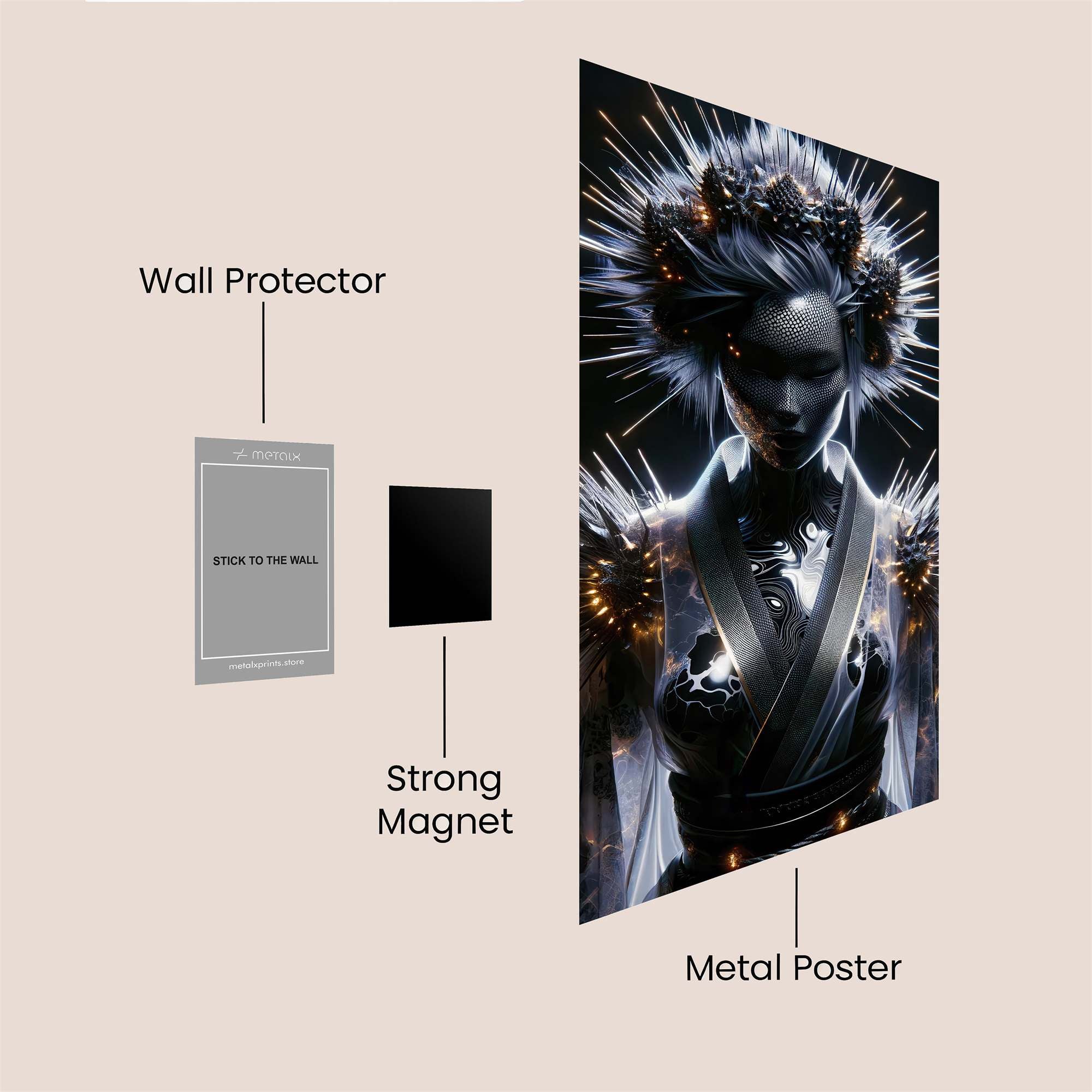 Regal Whimsy Safe Wall Magnetic / M