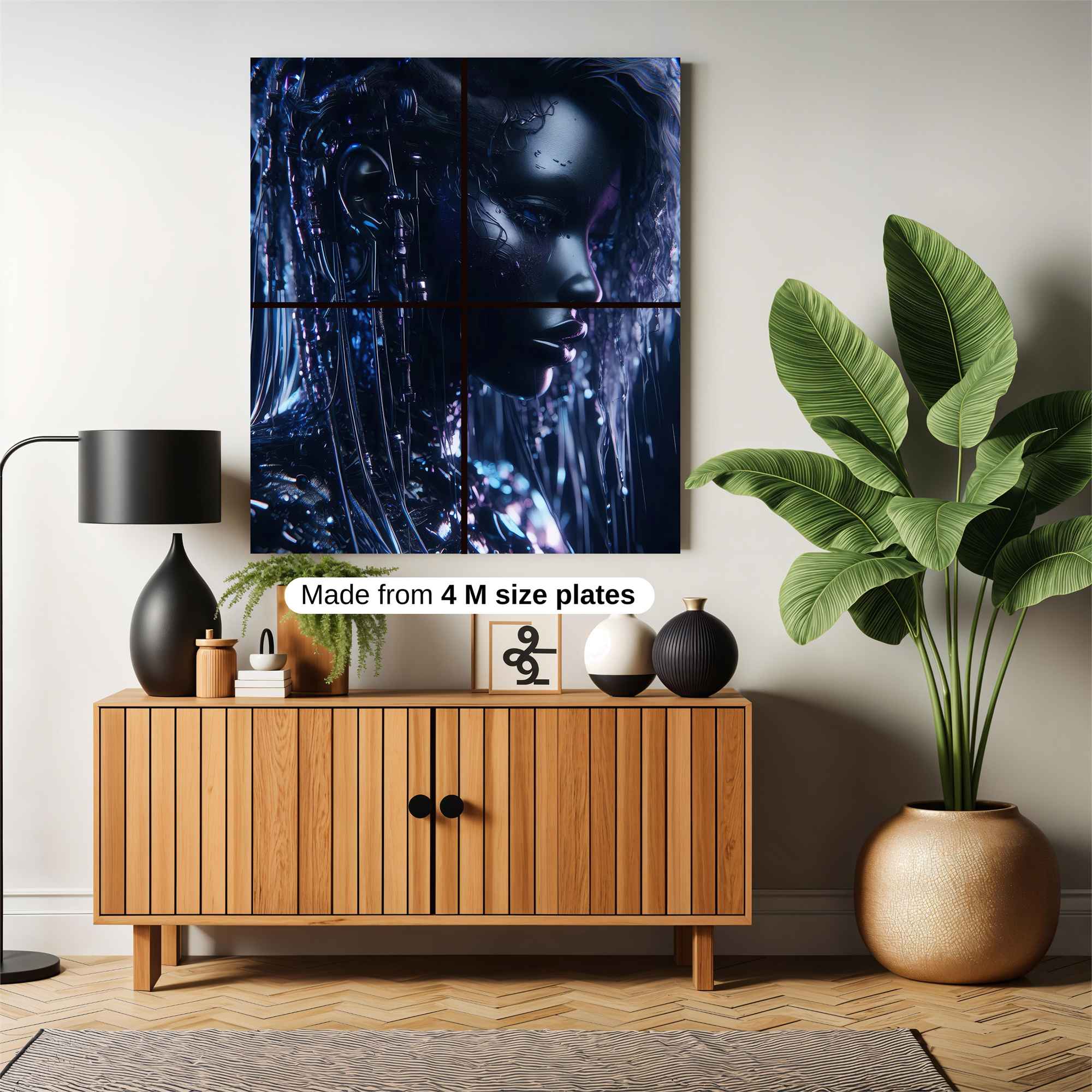 Raider Futuristic Safe Wall Magnetic / M