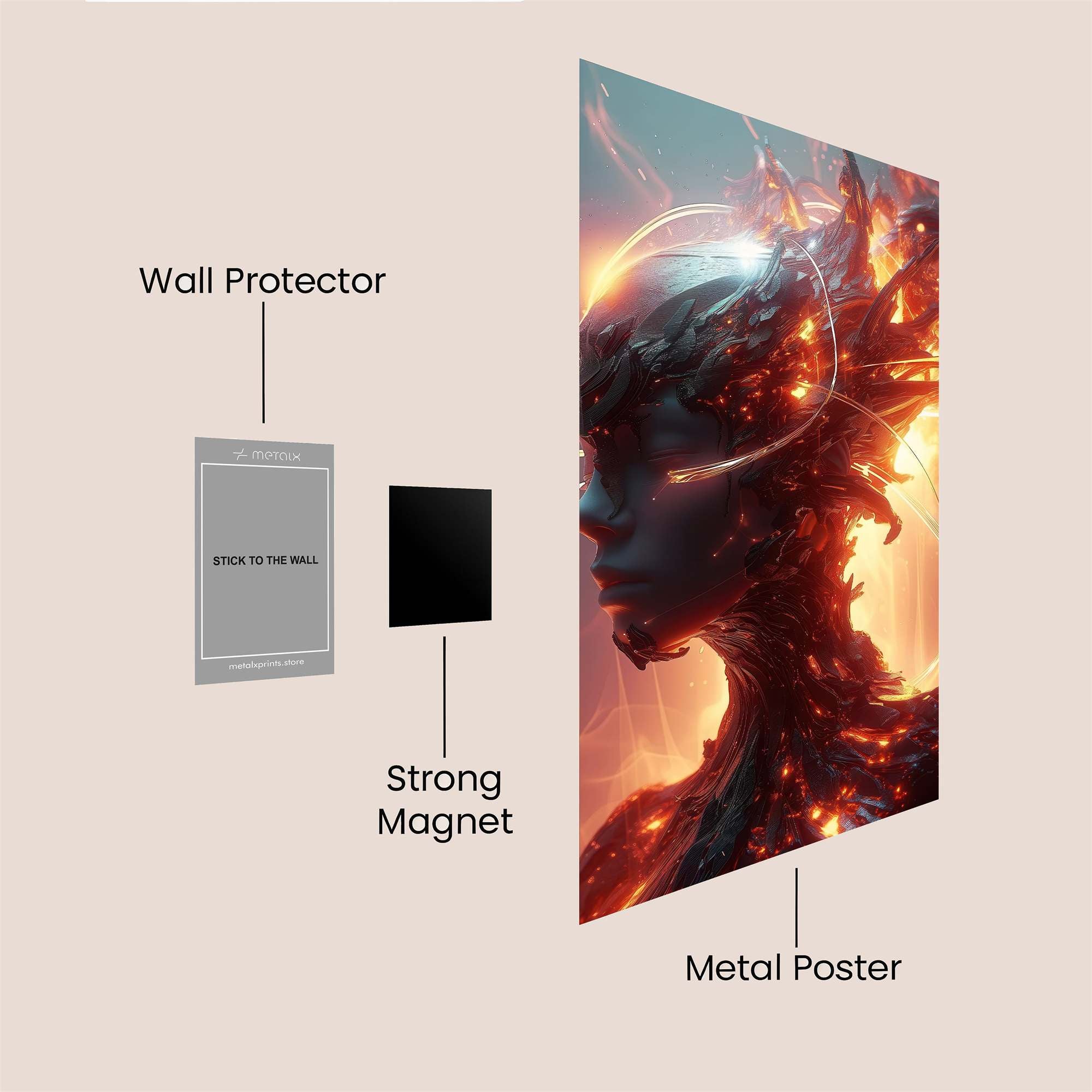 PimpVibes Safe Wall Magnetic / M