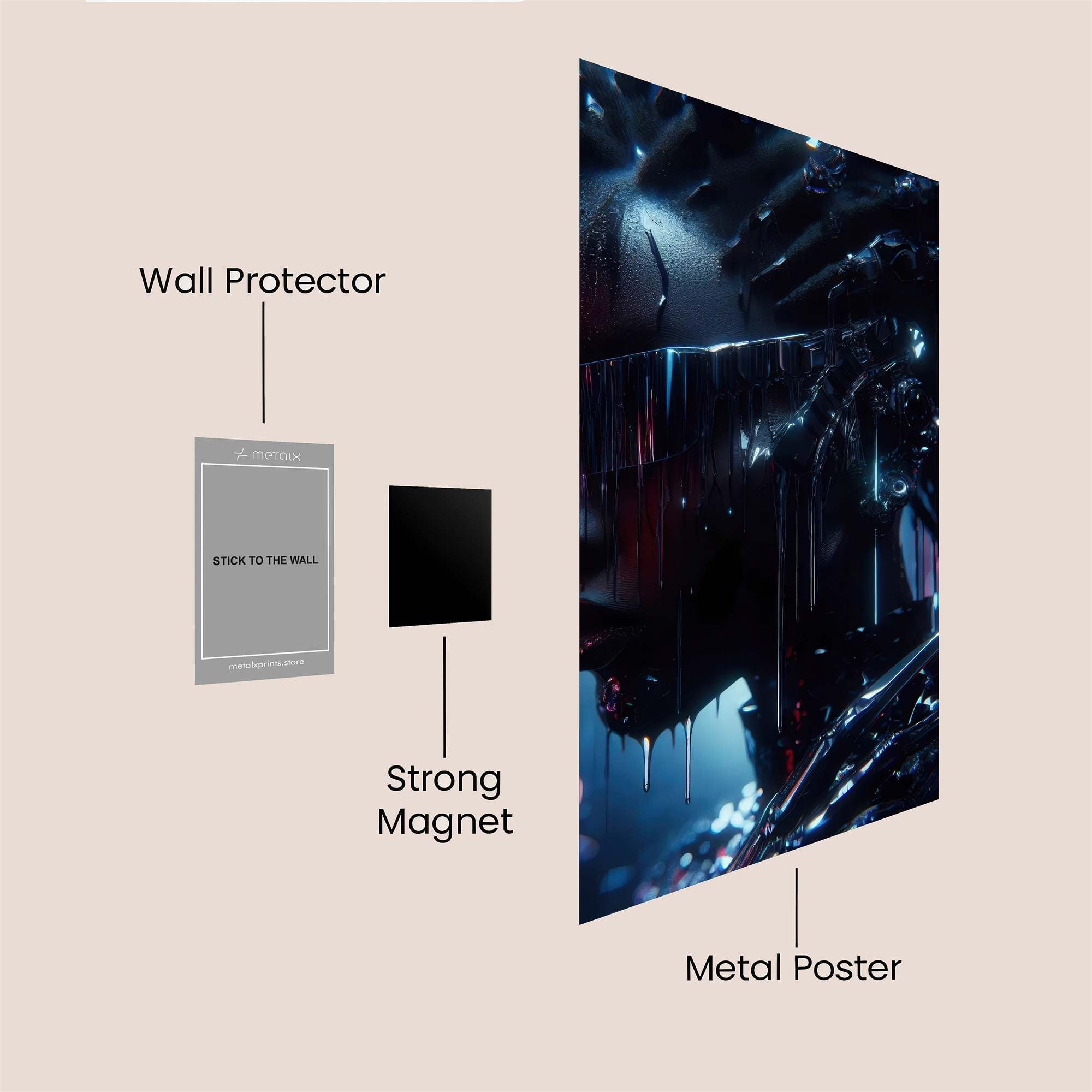 Grim Romance Safe Wall Magnetic / M