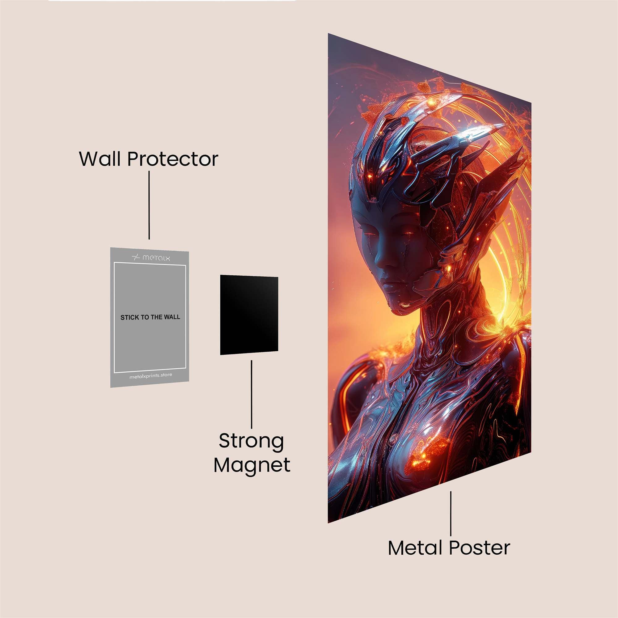 Love Enigma Safe Wall Magnetic / M
