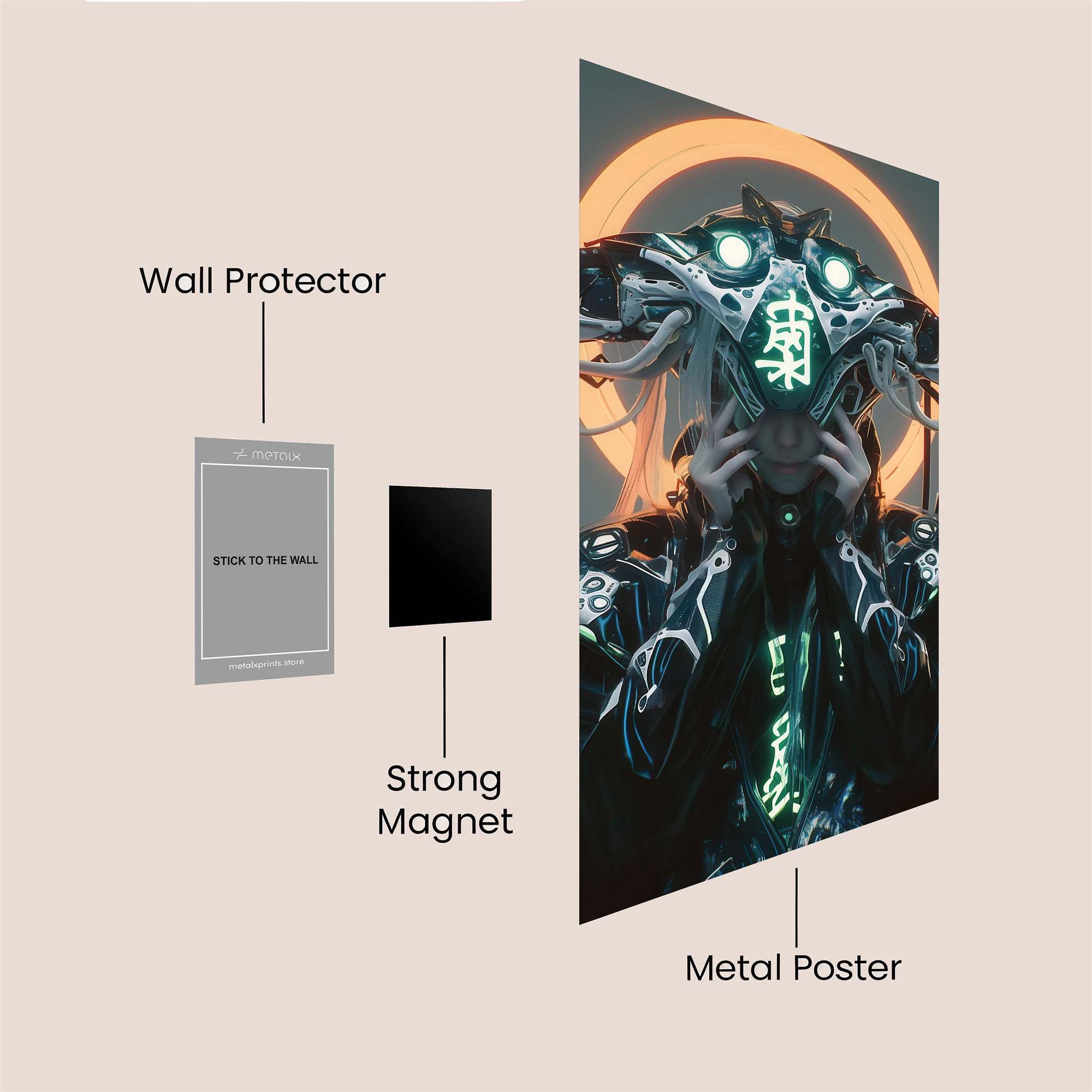 Dragon Blaze Safe Wall Magnetic / M