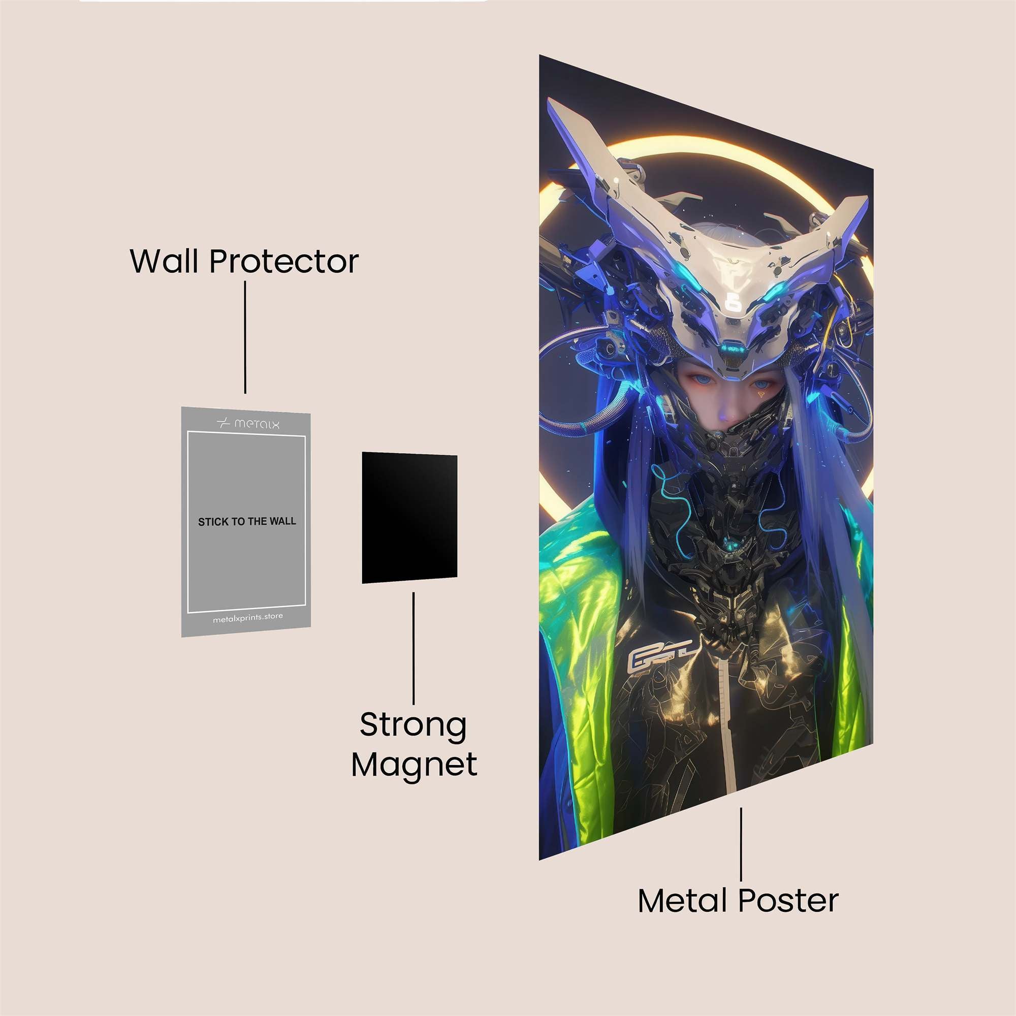 Dragon Menace Safe Wall Magnetic / M