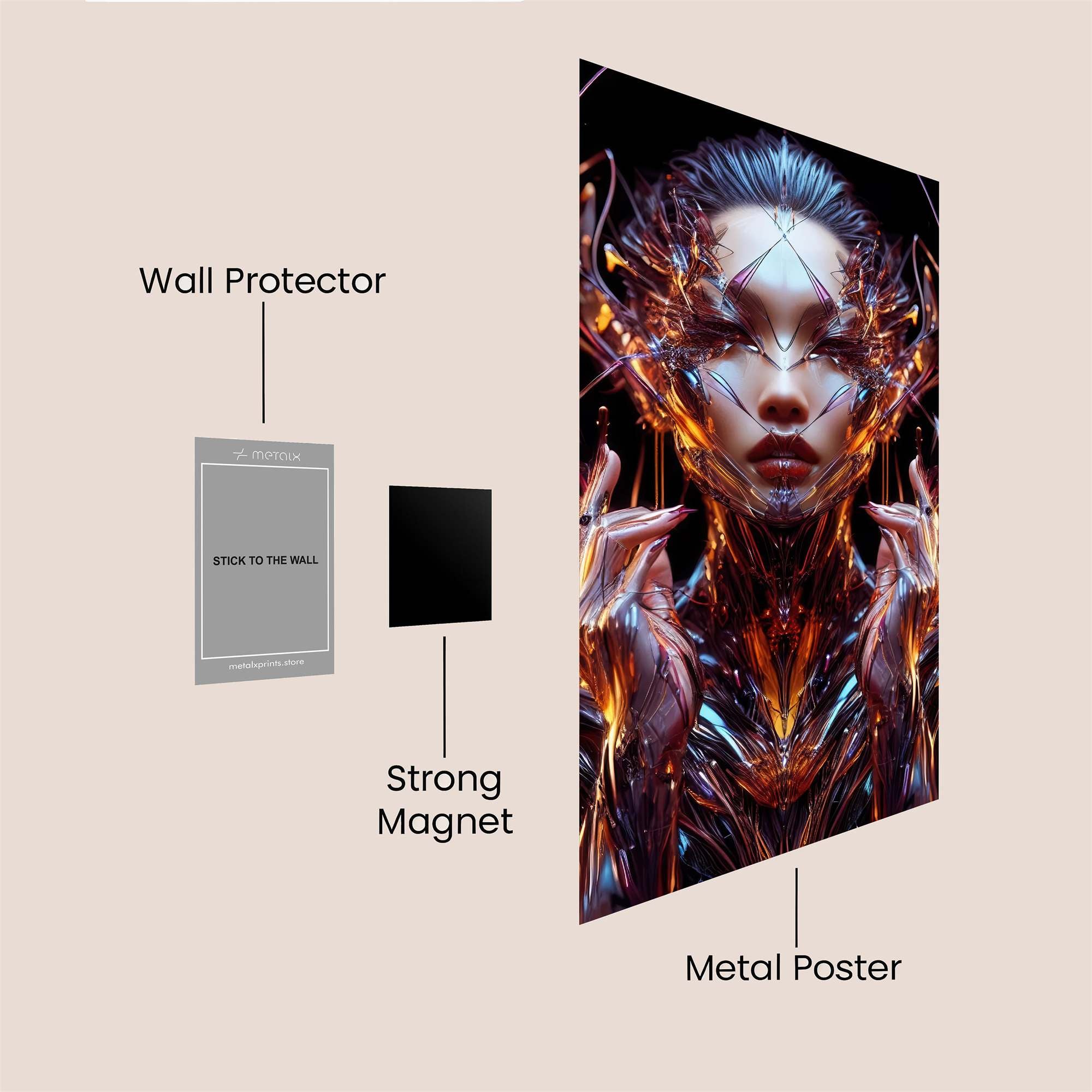 Demon Enigma Safe Wall Magnetic / M