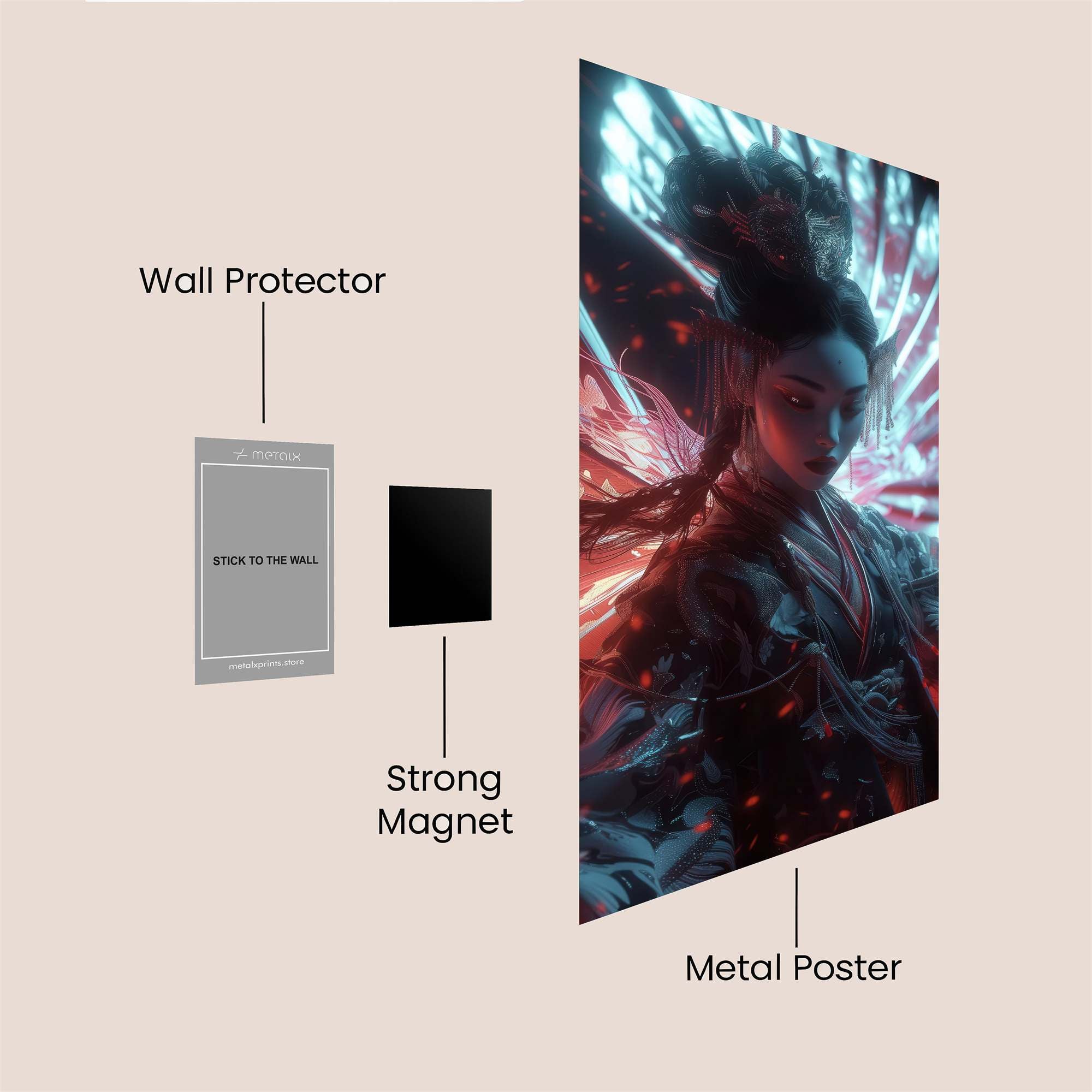 Darth Malevolent Safe Wall Magnetic / M