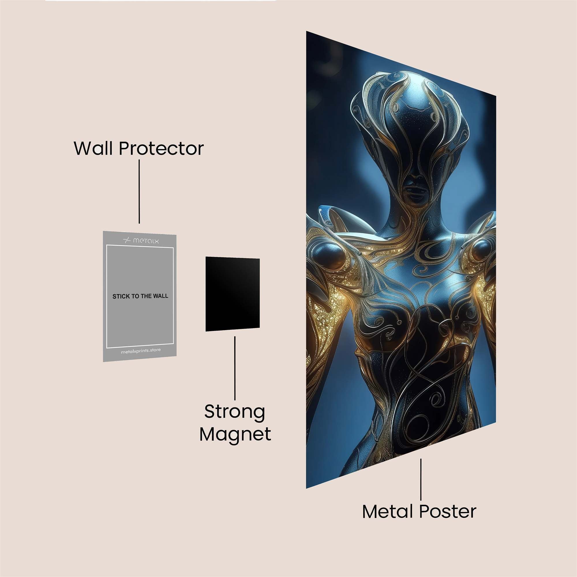 Neon Dream Safe Wall Magnetic / M