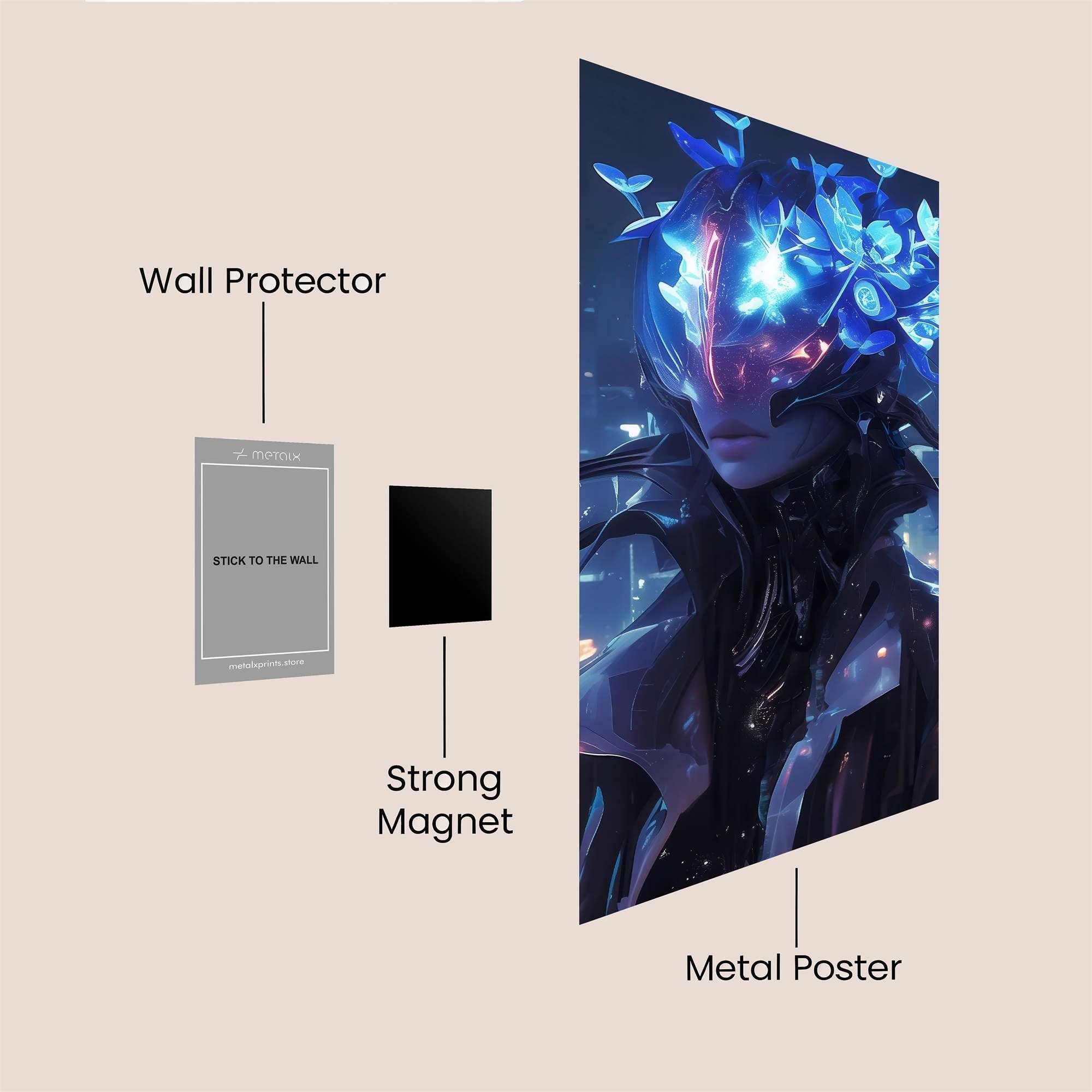 Neon Dream Safe Wall Magnetic / M