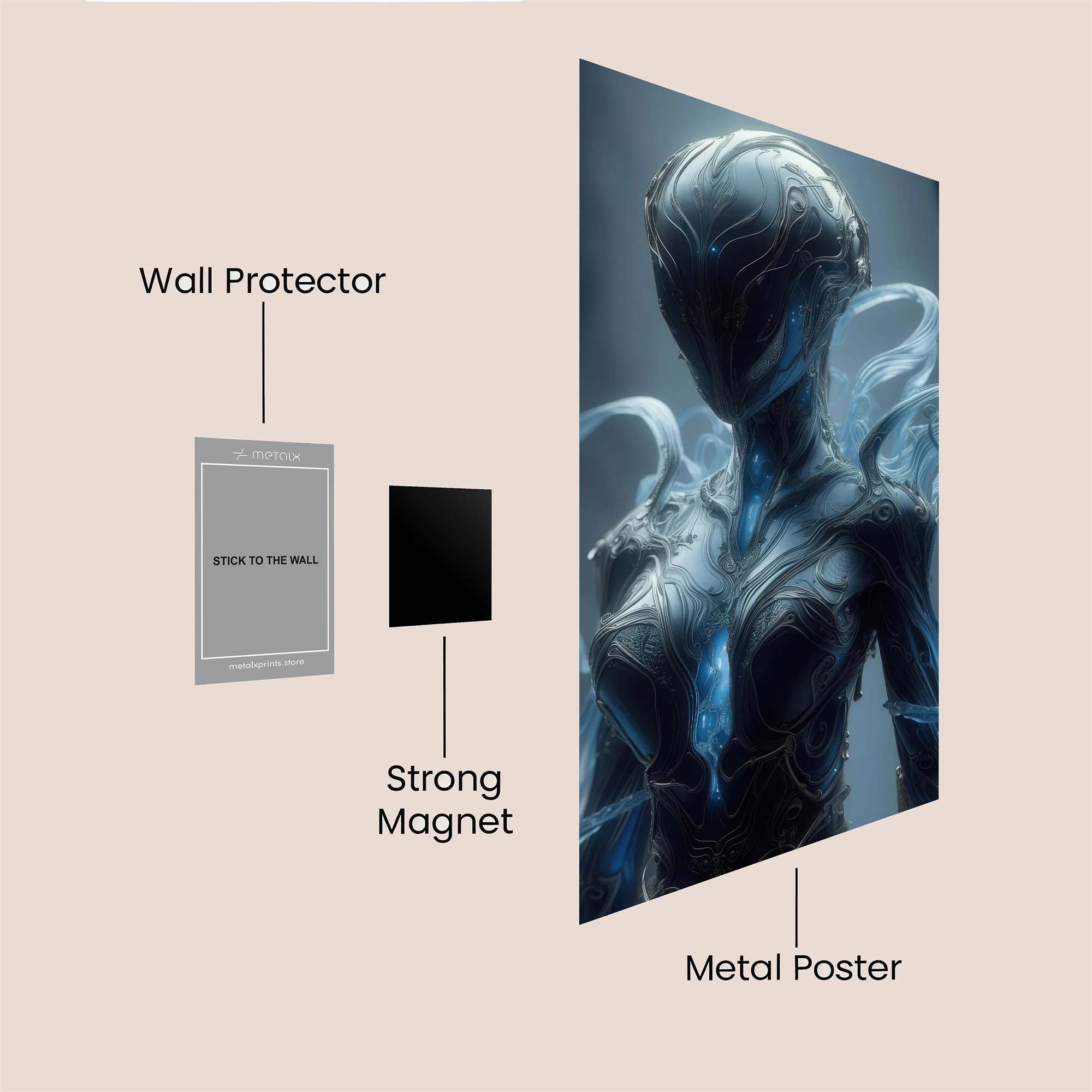 Darth Menace Safe Wall Magnetic / M