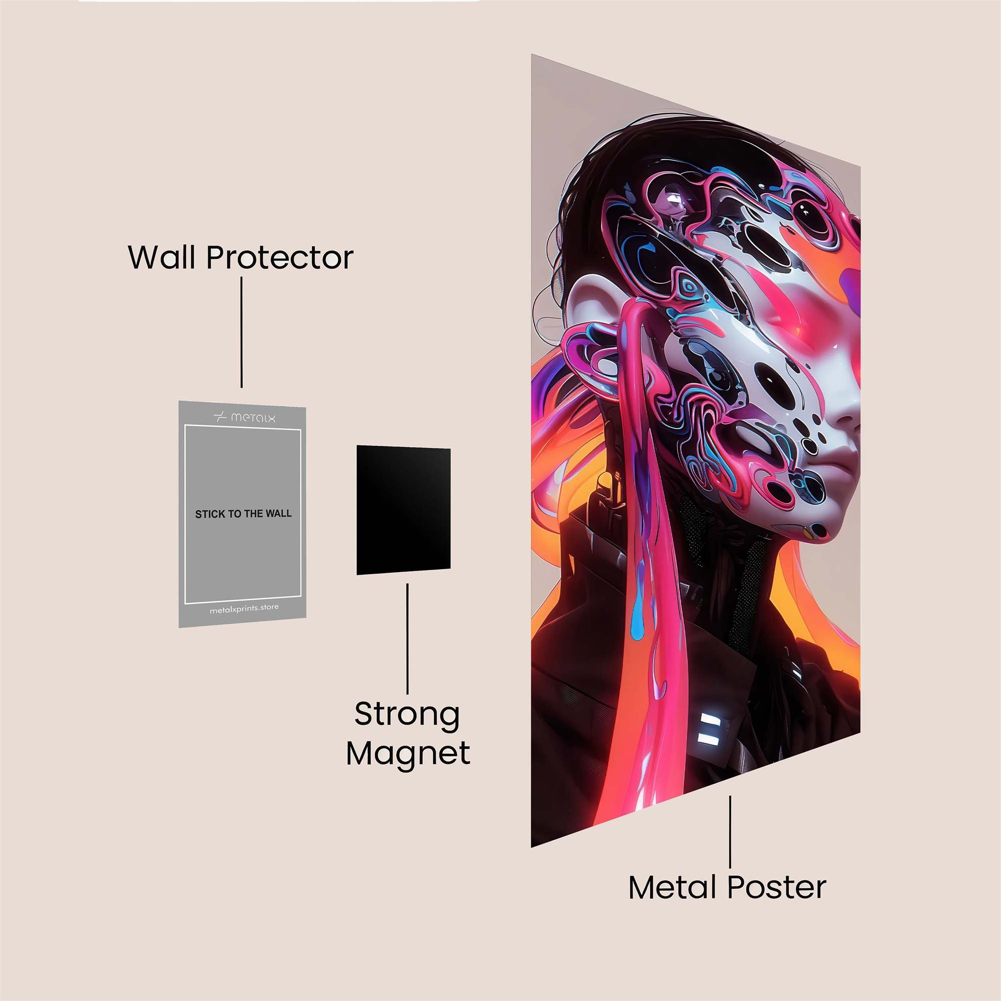 Darth Malevolent Safe Wall Magnetic / M