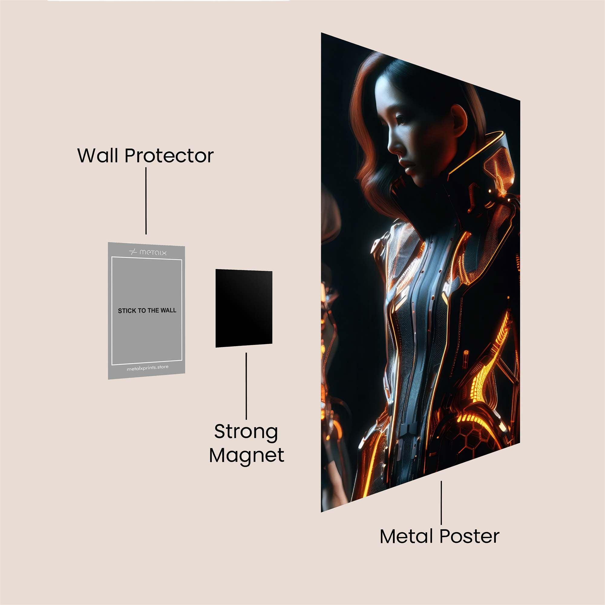 Owl Enigma Safe Wall Magnetic / M