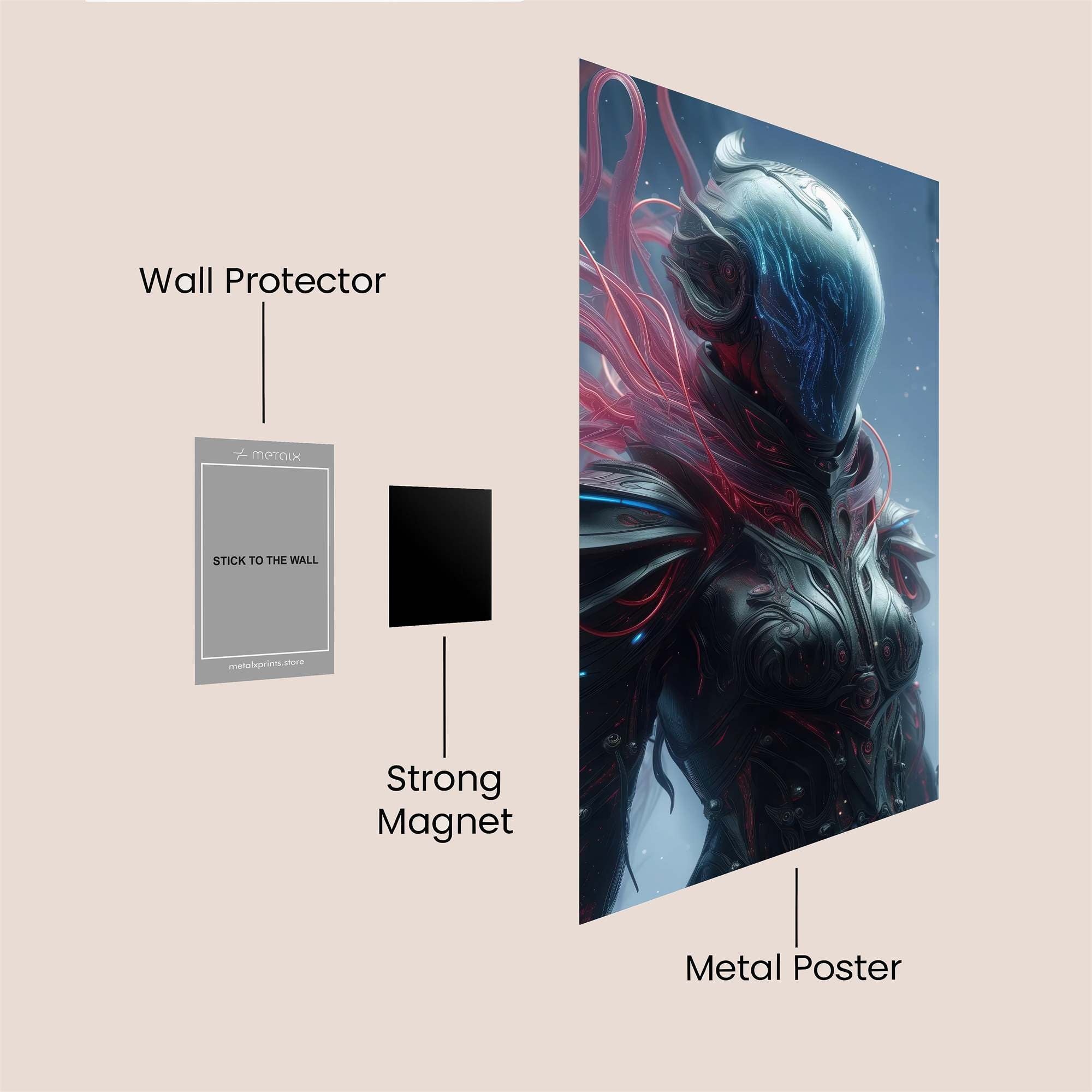 Owl Enigma Safe Wall Magnetic / M