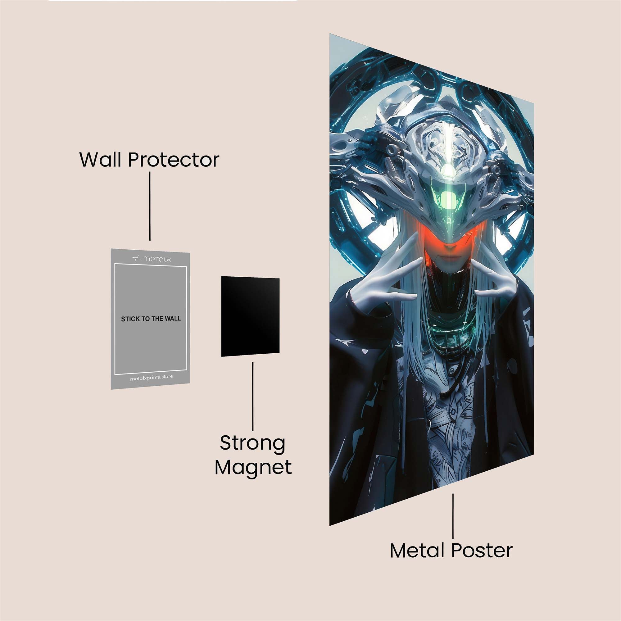 Darth Maulish Safe Wall Magnetic / M