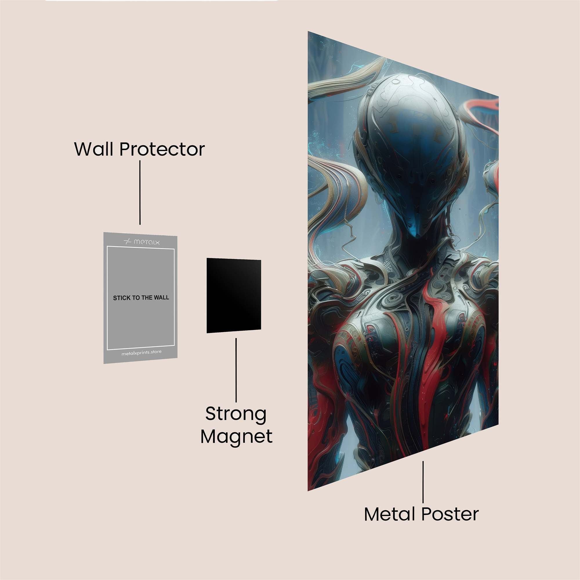 Owl Enigma Safe Wall Magnetic / M