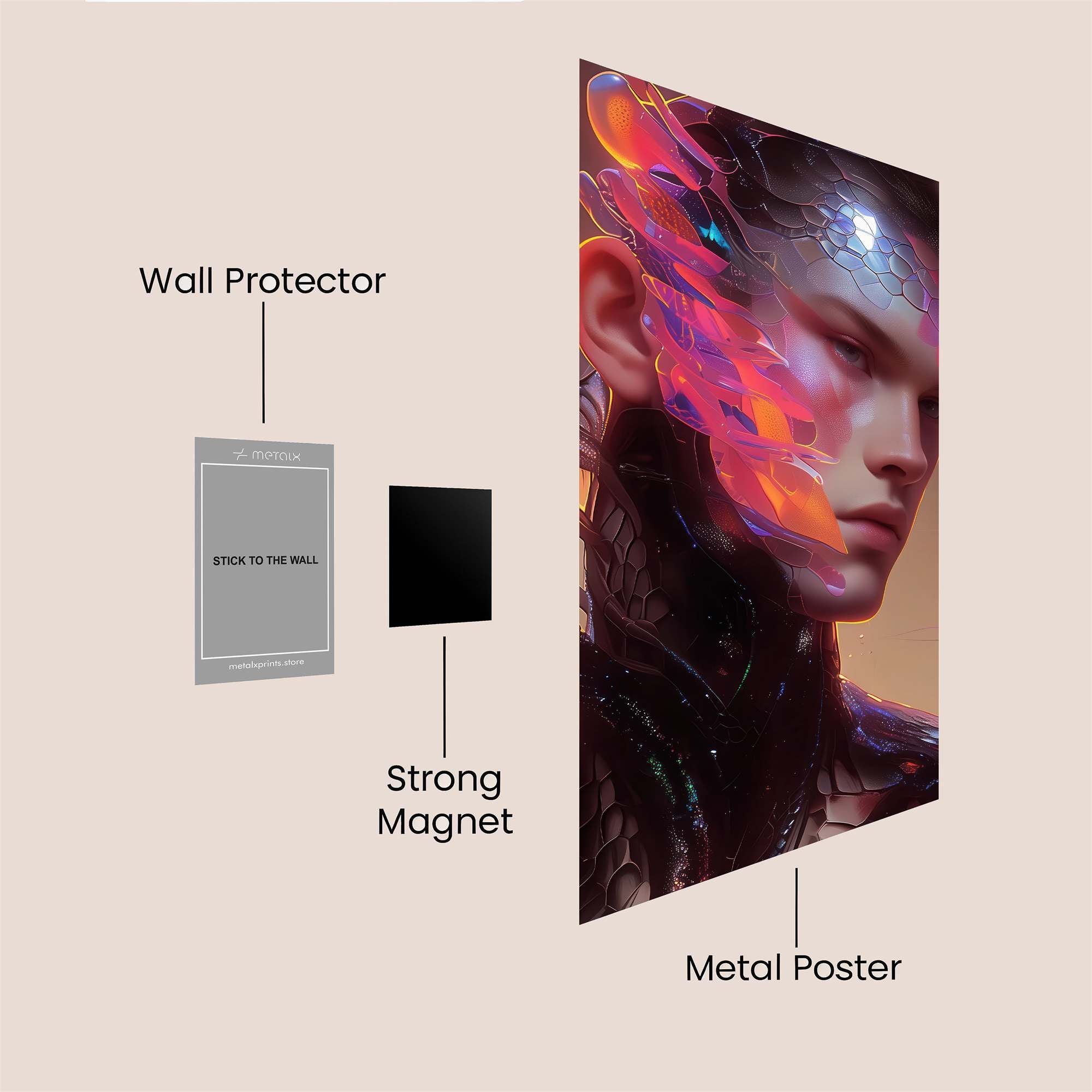 Owl Enigma Safe Wall Magnetic / M