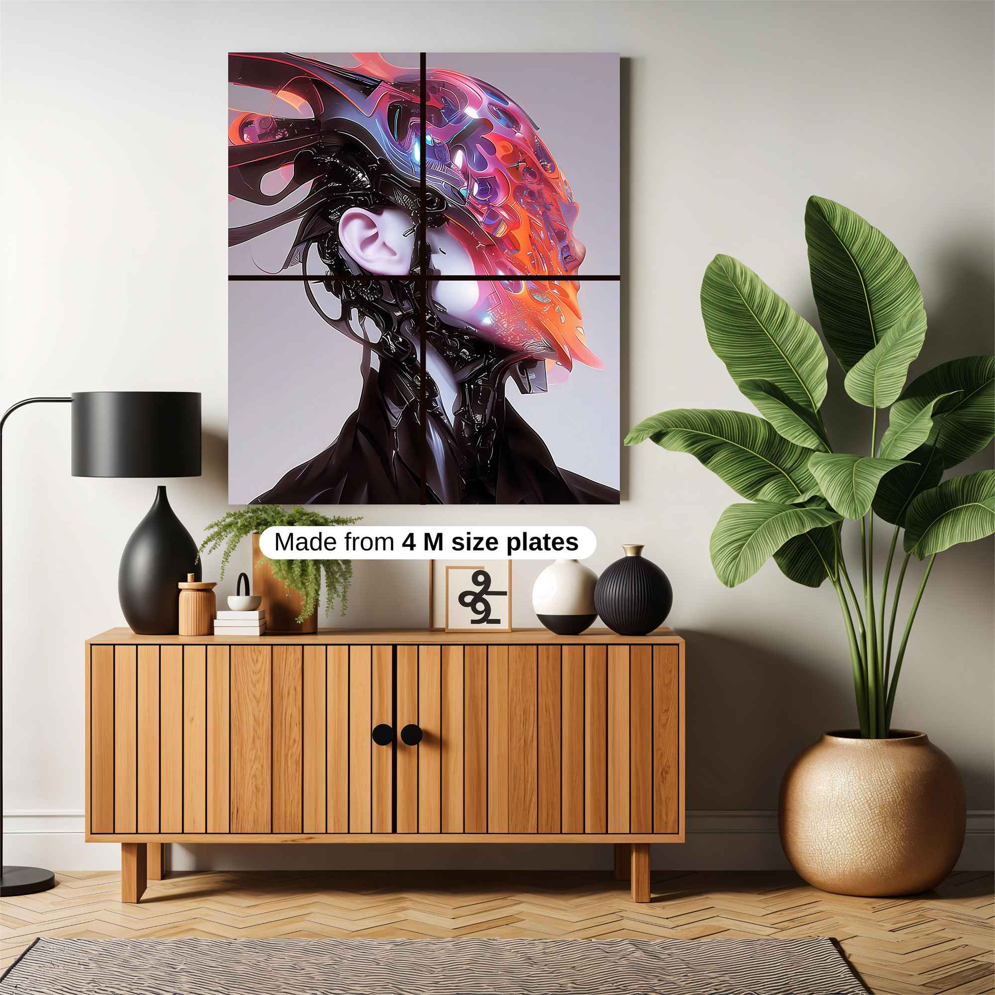 Elegant Rose Safe Wall Magnetic / M