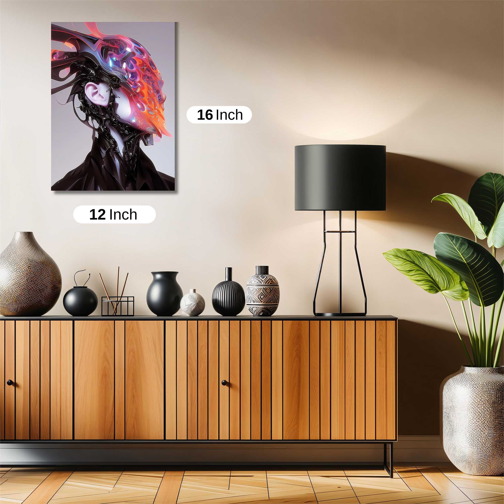 Elegant Rose Safe Wall Magnetic / M