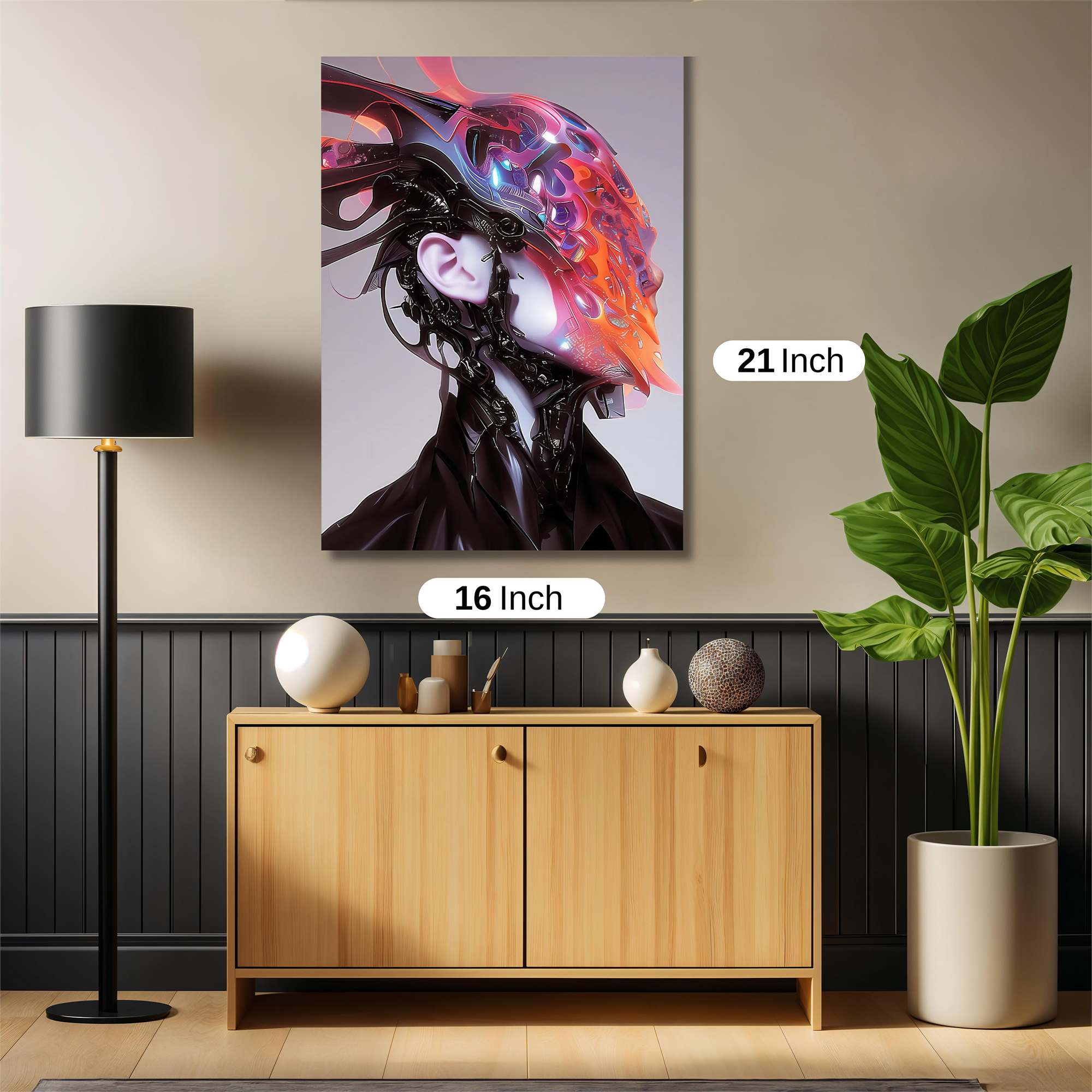 Elegant Rose Safe Wall Magnetic / M