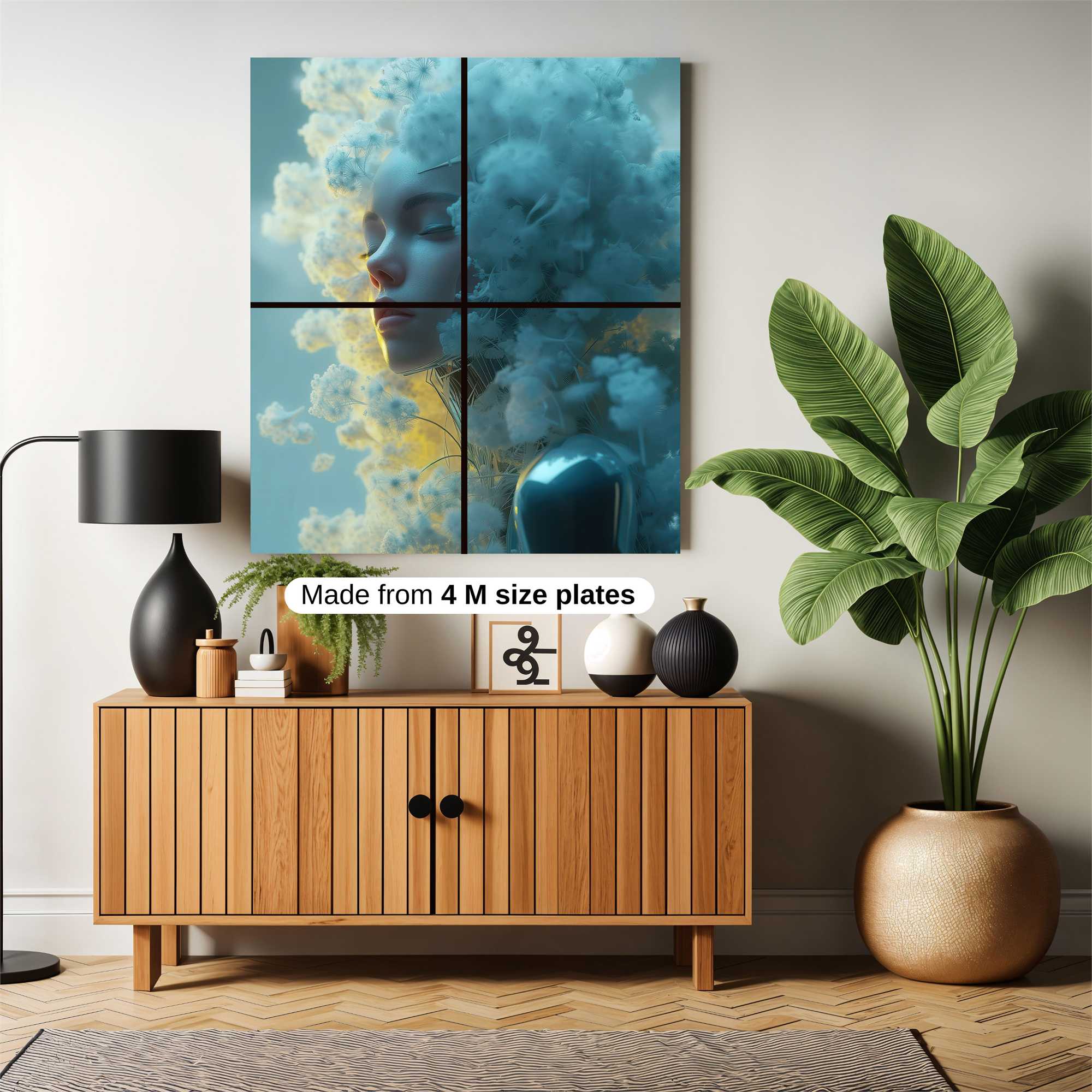 Gothic Bloom Safe Wall Magnetic / M