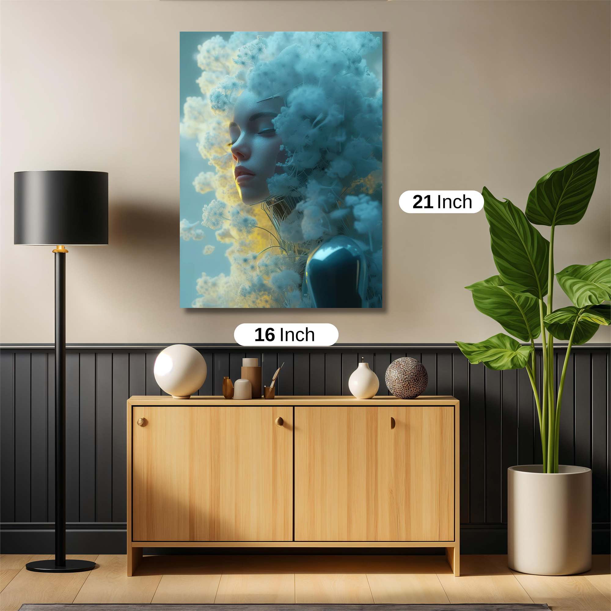 Gothic Bloom Safe Wall Magnetic / M