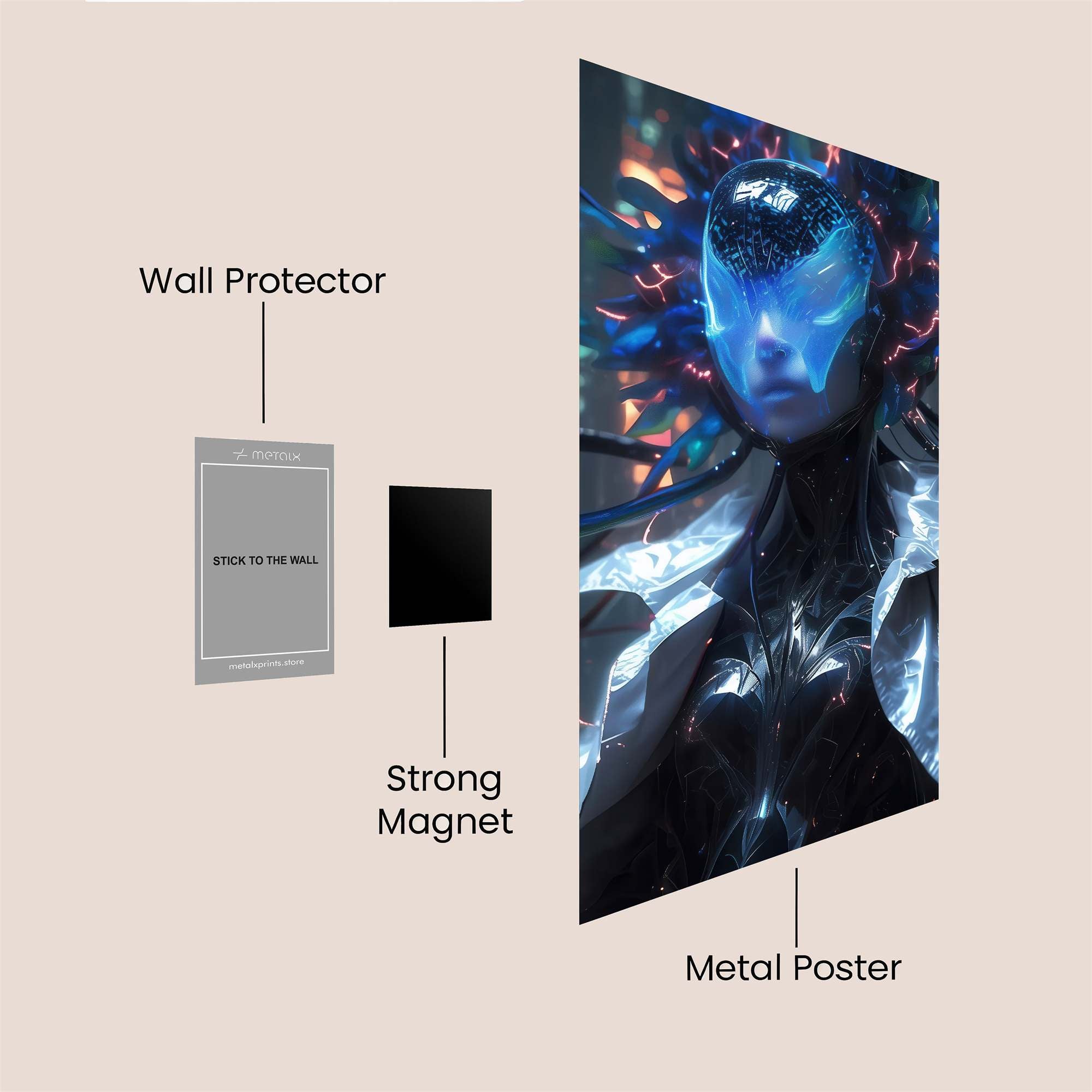 Malice Dragon Safe Wall Magnetic / M