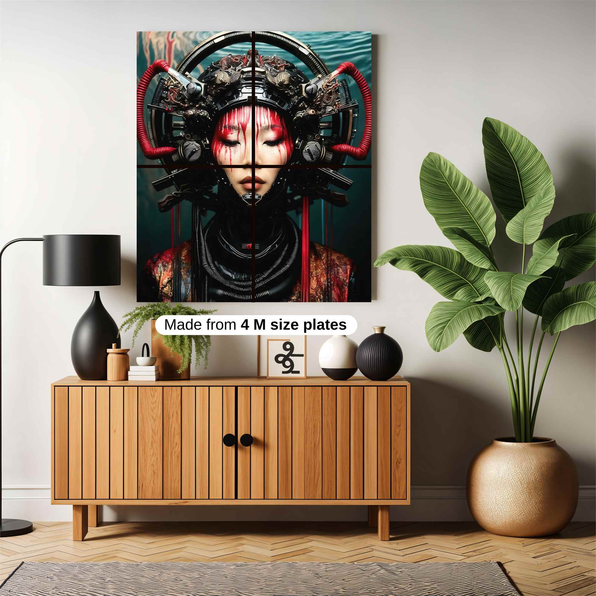 Neon Skull Safe Wall Magnetic / M