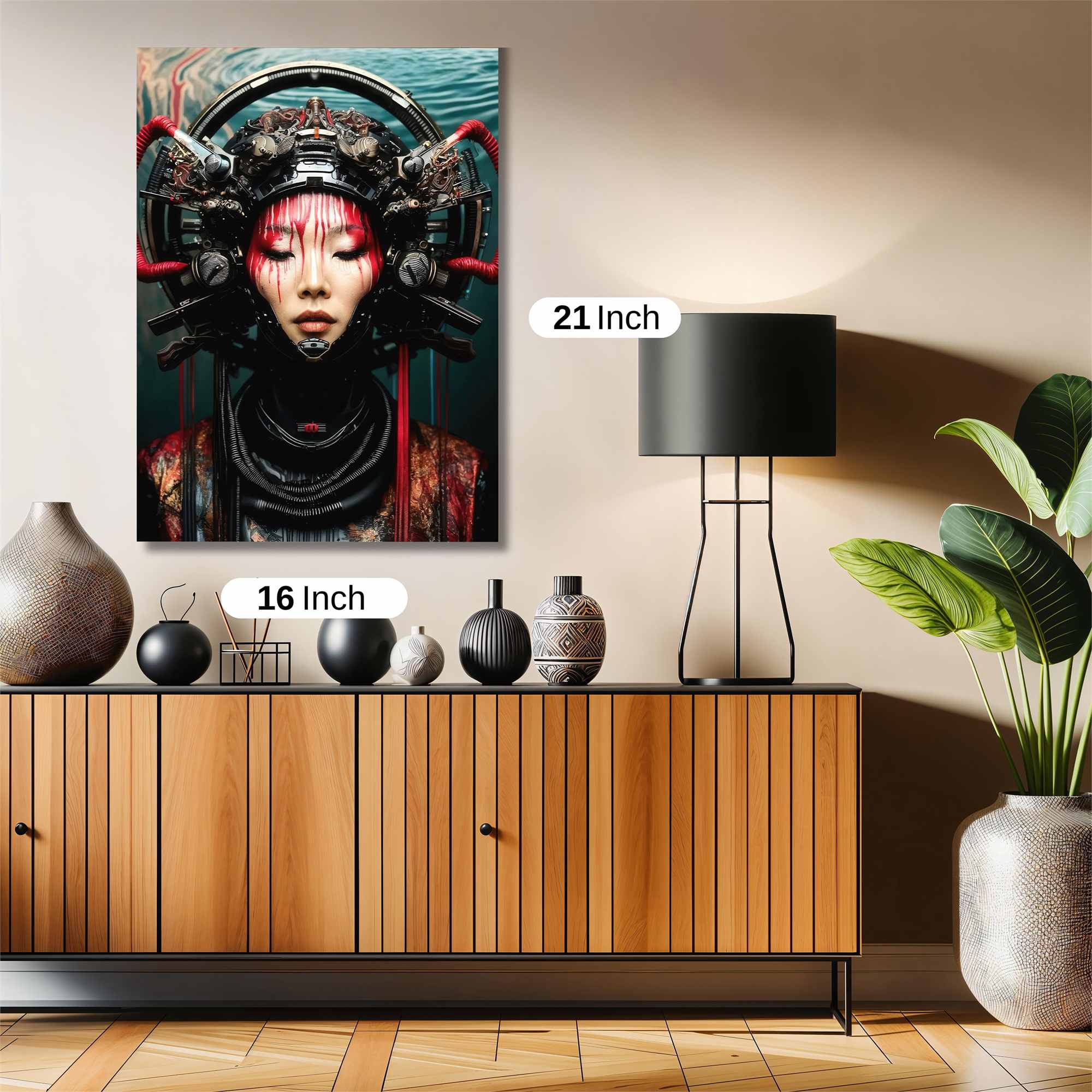 Neon Skull Safe Wall Magnetic / M