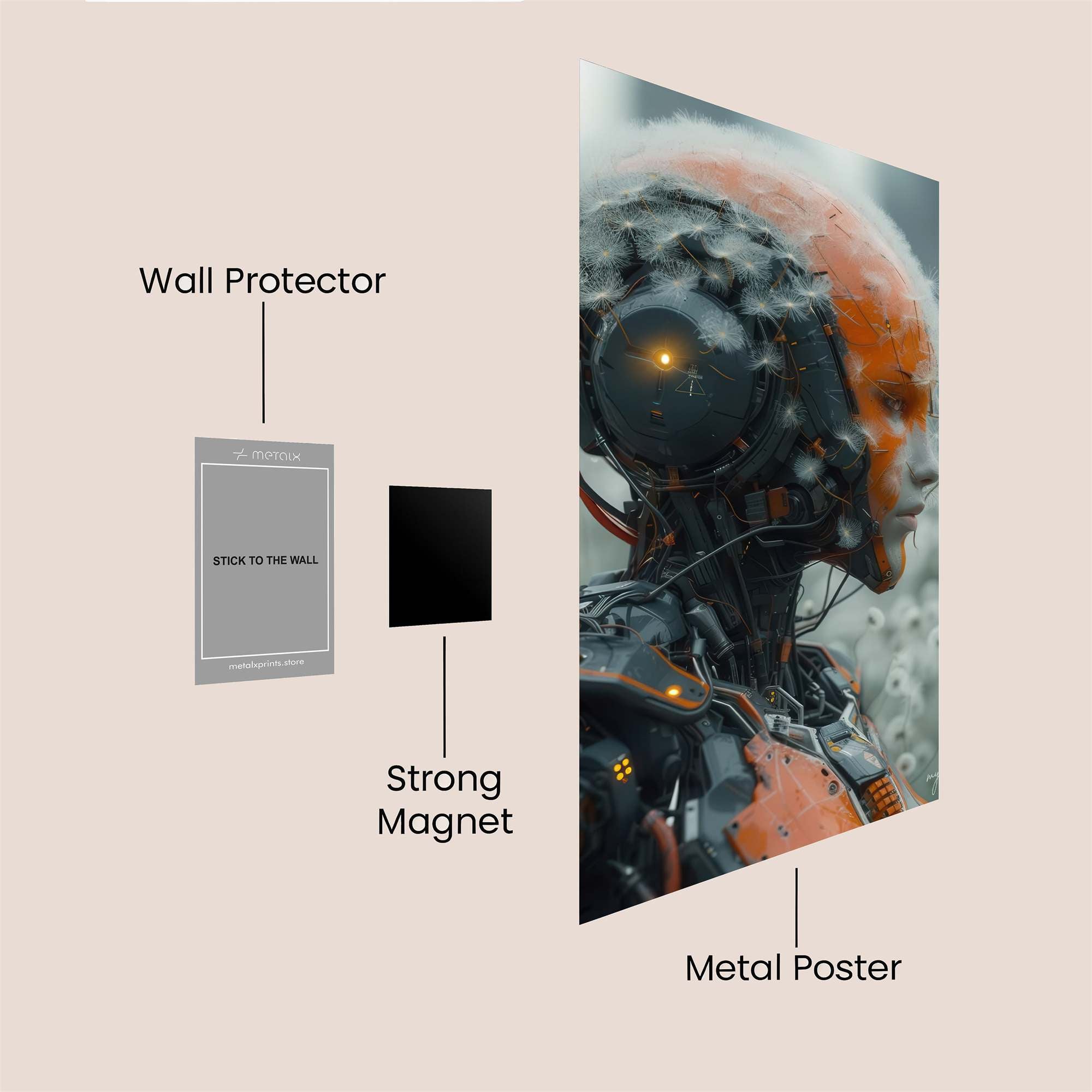 Crystal Menace Safe Wall Magnetic / M