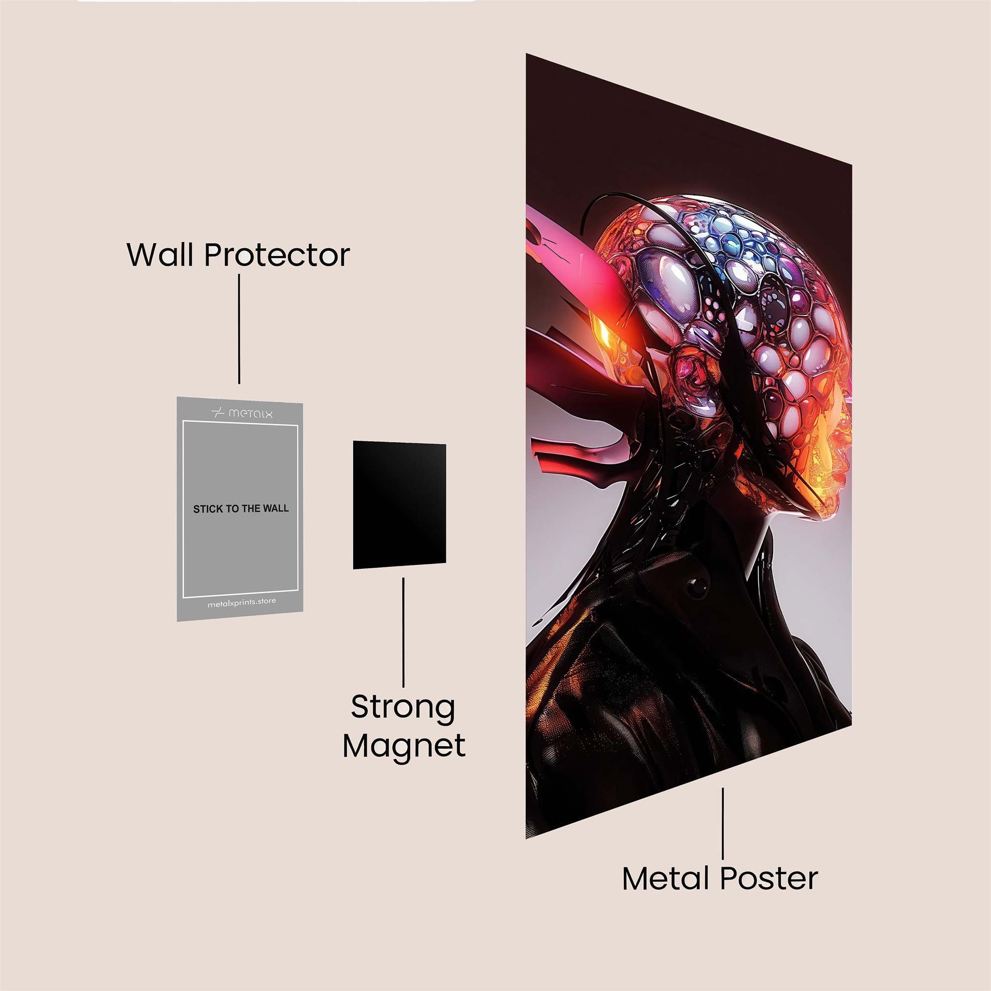 Dragon Ignite Safe Wall Magnetic / M