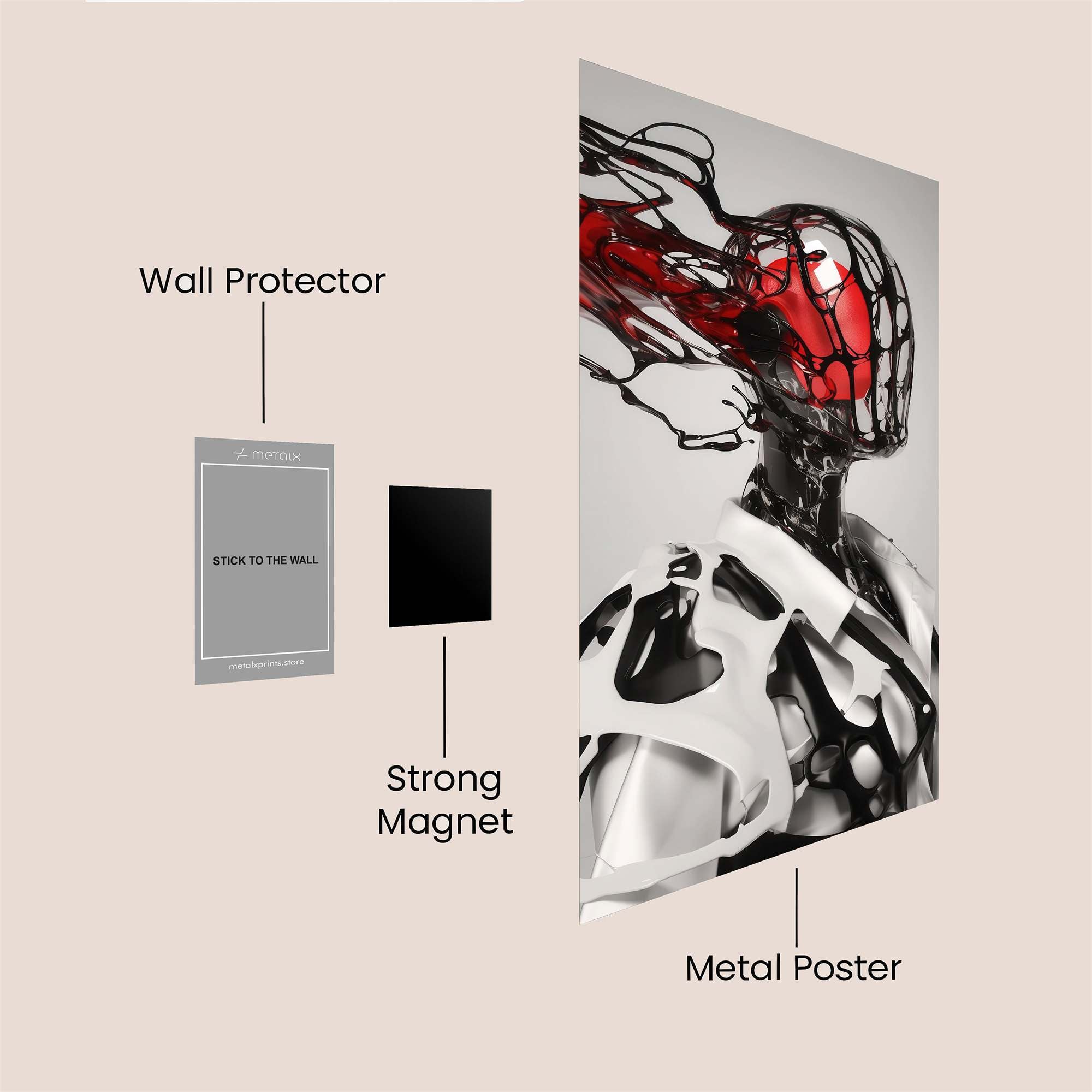 Neon Beast Safe Wall Magnetic / M